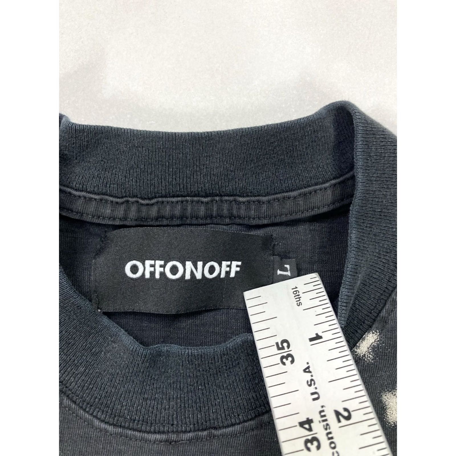 Vintage Offonoff Shirt Mens L Black Club Flag Girl Graphic Men Short Sleeve Size US L / EU 52-54 / 3 - 4 Thumbnail