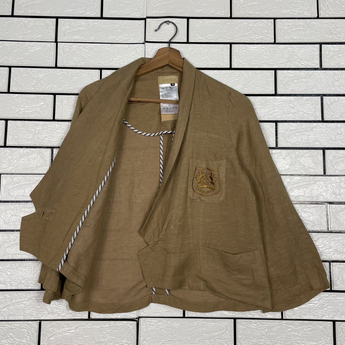 Japanese Brand Japanese Designer Shuhei Ogawa Jacket Size S / US 4 / IT 40 - 9 Thumbnail
