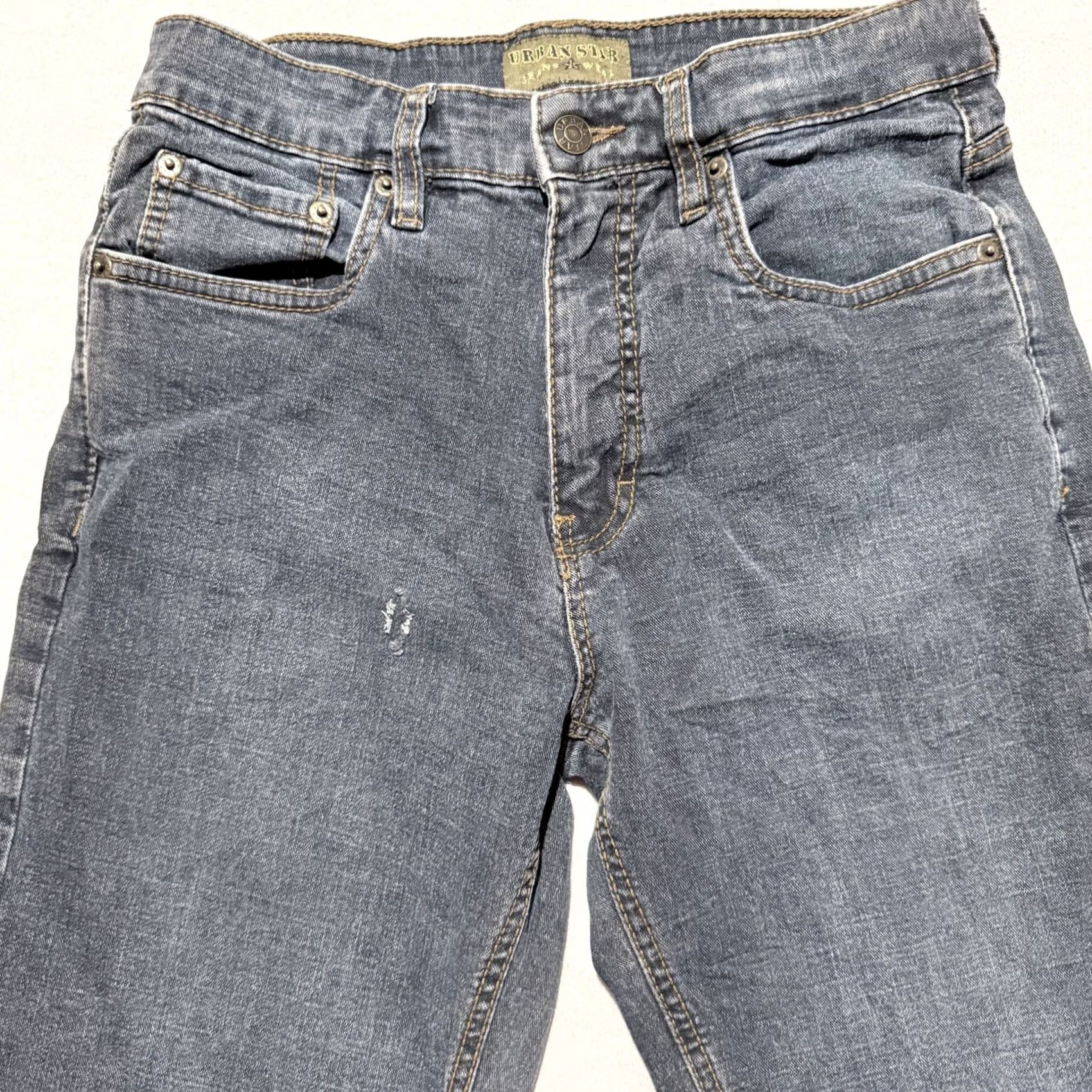 Vintage Urban Star Jeans Men Blue Denim Stretch Classic Straight Zip Fly 30x32 Size US 30 / EU 46 - 3 Thumbnail