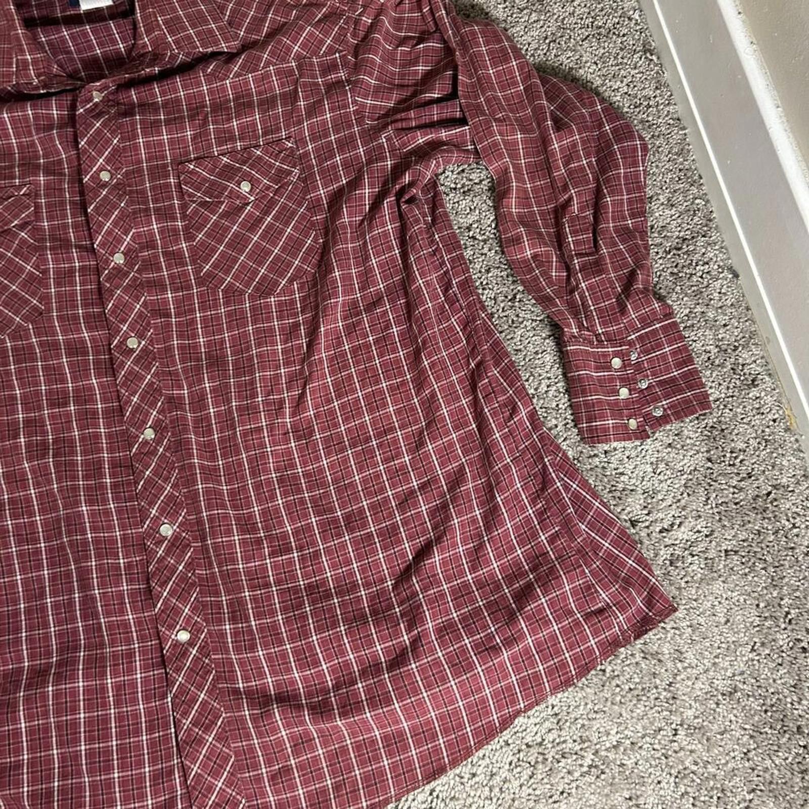 Wrangler Wrangler plaid button up Size US XL / EU 56 / 4 - 3 Thumbnail