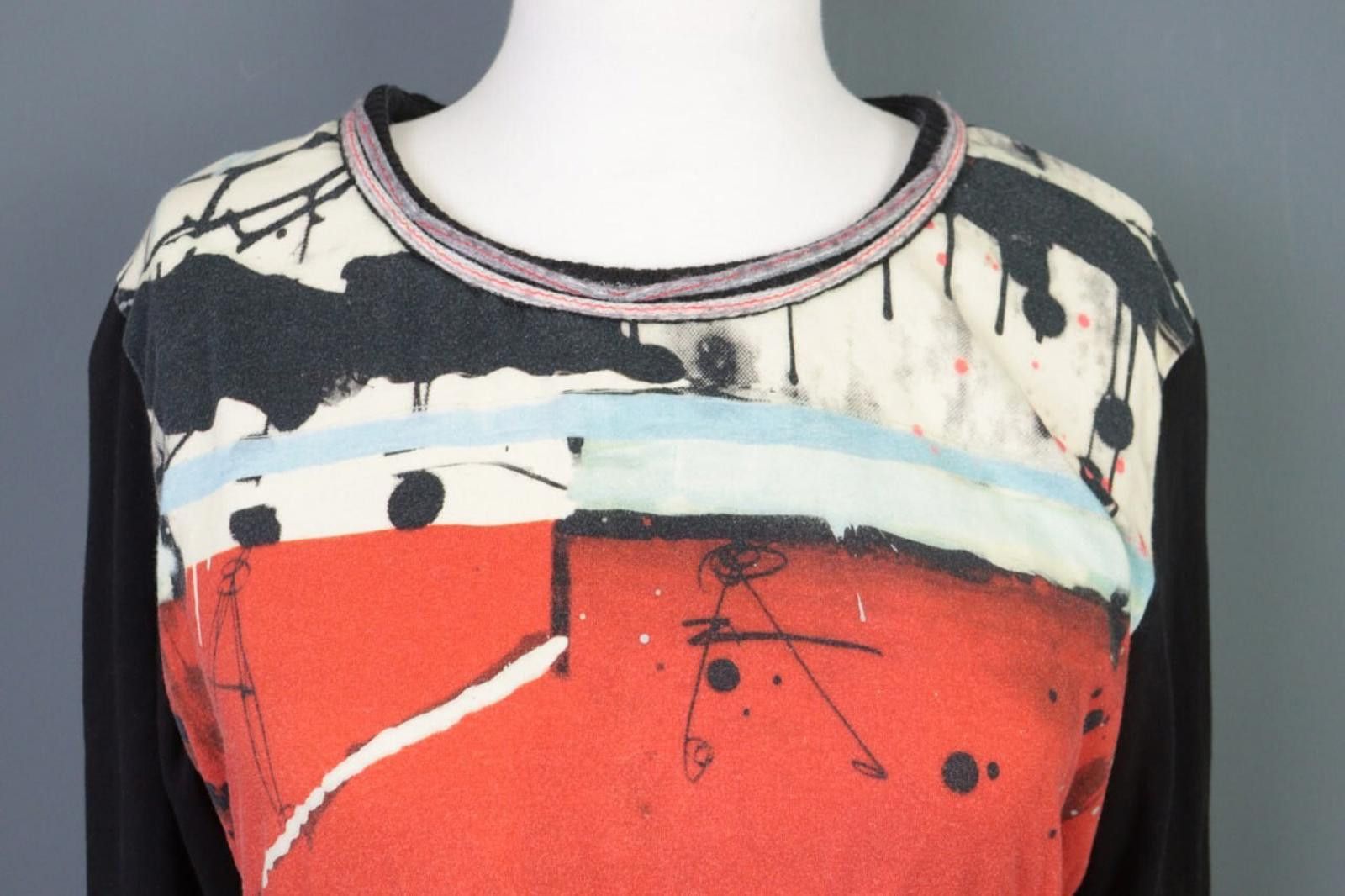 Designer Aventures des Toiles Multicolor Printed A-Line Dress Size 44 Size M / US 6-8 / IT 42-44 - 3 Thumbnail