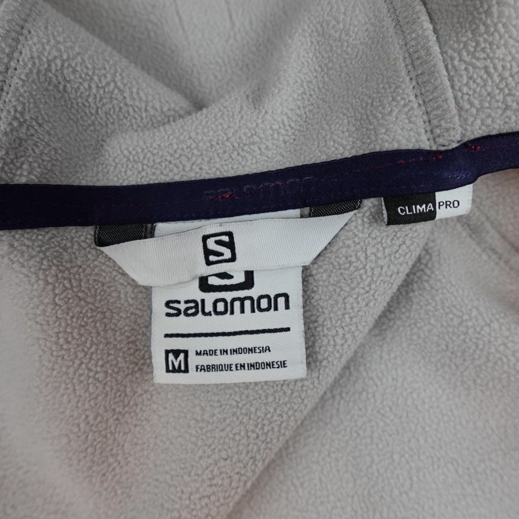 Salomon Salomon Ski Jacket Womens Medium Blue Clima Pro Softshell Hooded Geometric Size M / US 6-8 / IT 42-44 - 6 Thumbnail
