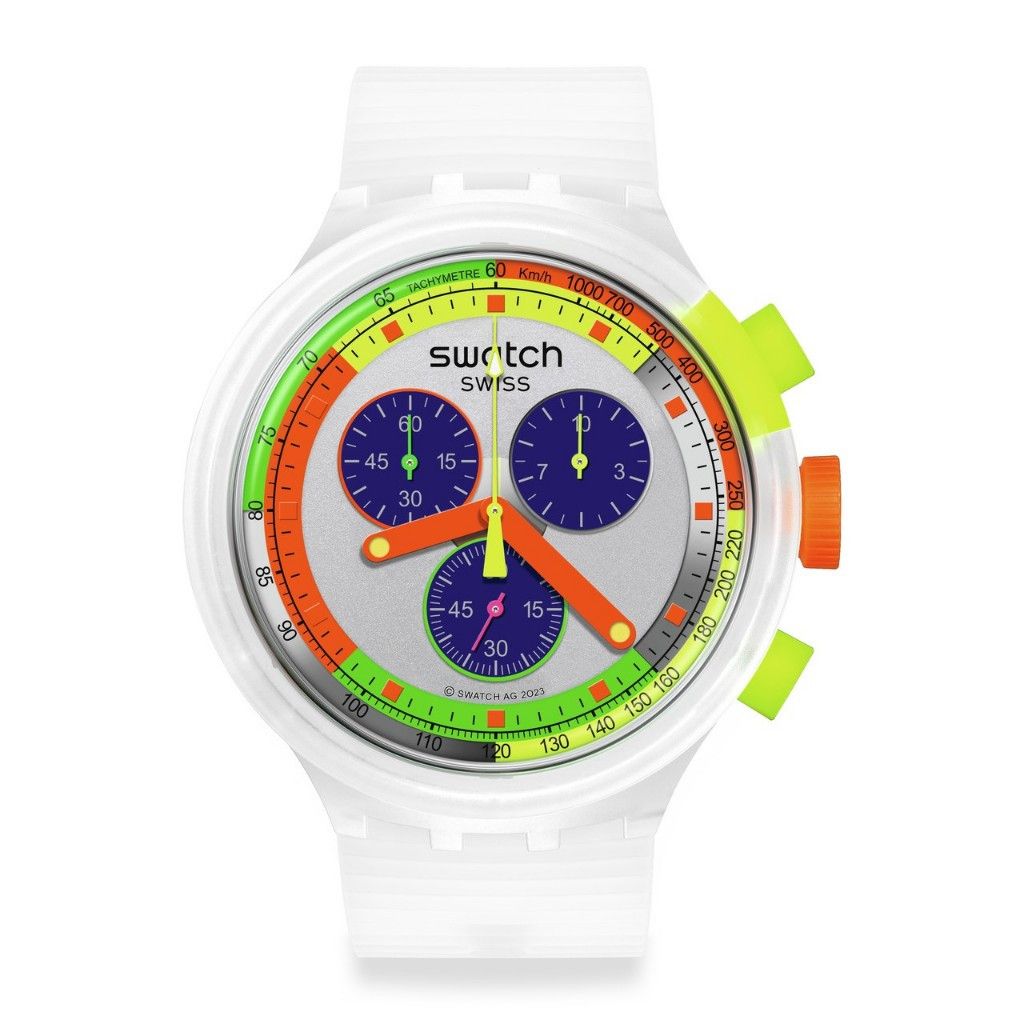 Swatch SWATCH NEON JELLY Watch 47mm SB02K100 Size ONE SIZE - 1 Thumbnail
