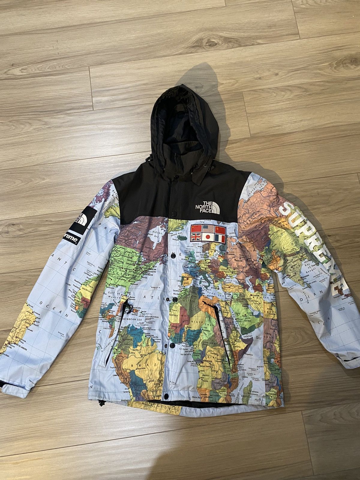 Supreme The North Face 2014 Supreme x The North Face Atlas World Map Expedition Grailed