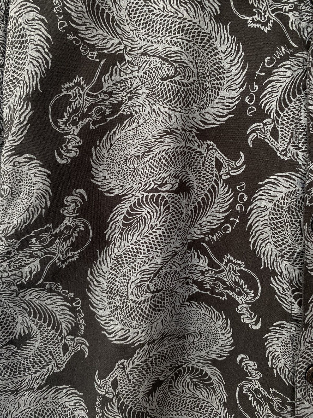 Vintage Rare Vintage Dogtown Dragon Longsleeve Button Up Shirt Size US XXL / EU 58 / 5 - 11 Thumbnail