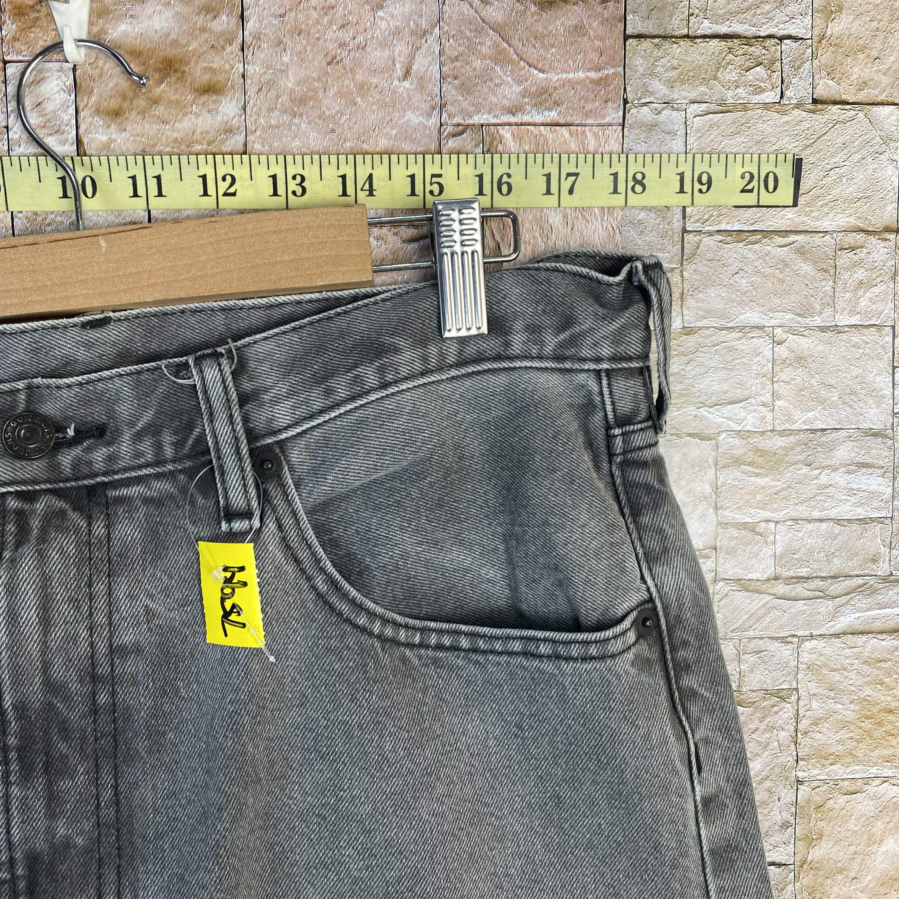 Japanese Brand GU japan grey Denim vintage Pants #7594 Size US 34 / EU 50 - 9 Thumbnail