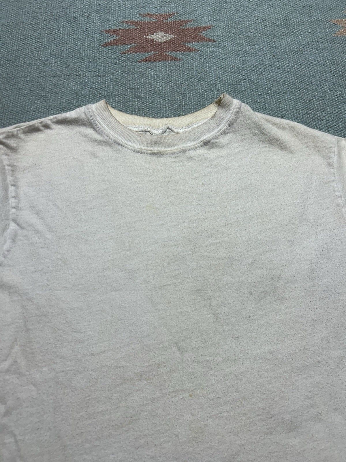 Vintage Vtg blank white t shirt soft youth large/XL women’s baby tee Size S / US 4 / IT 40 - 6 Thumbnail
