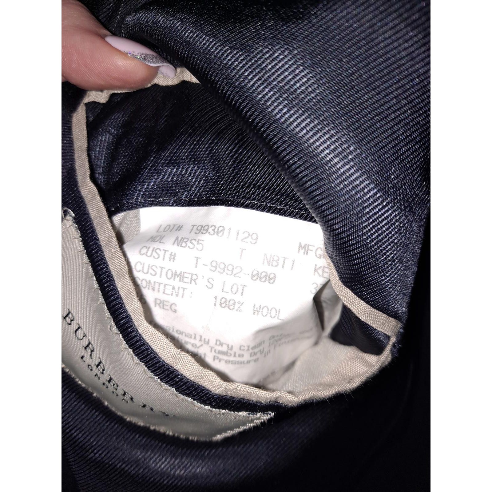 Burberry Burberry Black and White Pinstripe Suit Size 46R Size 46R - 9 Thumbnail