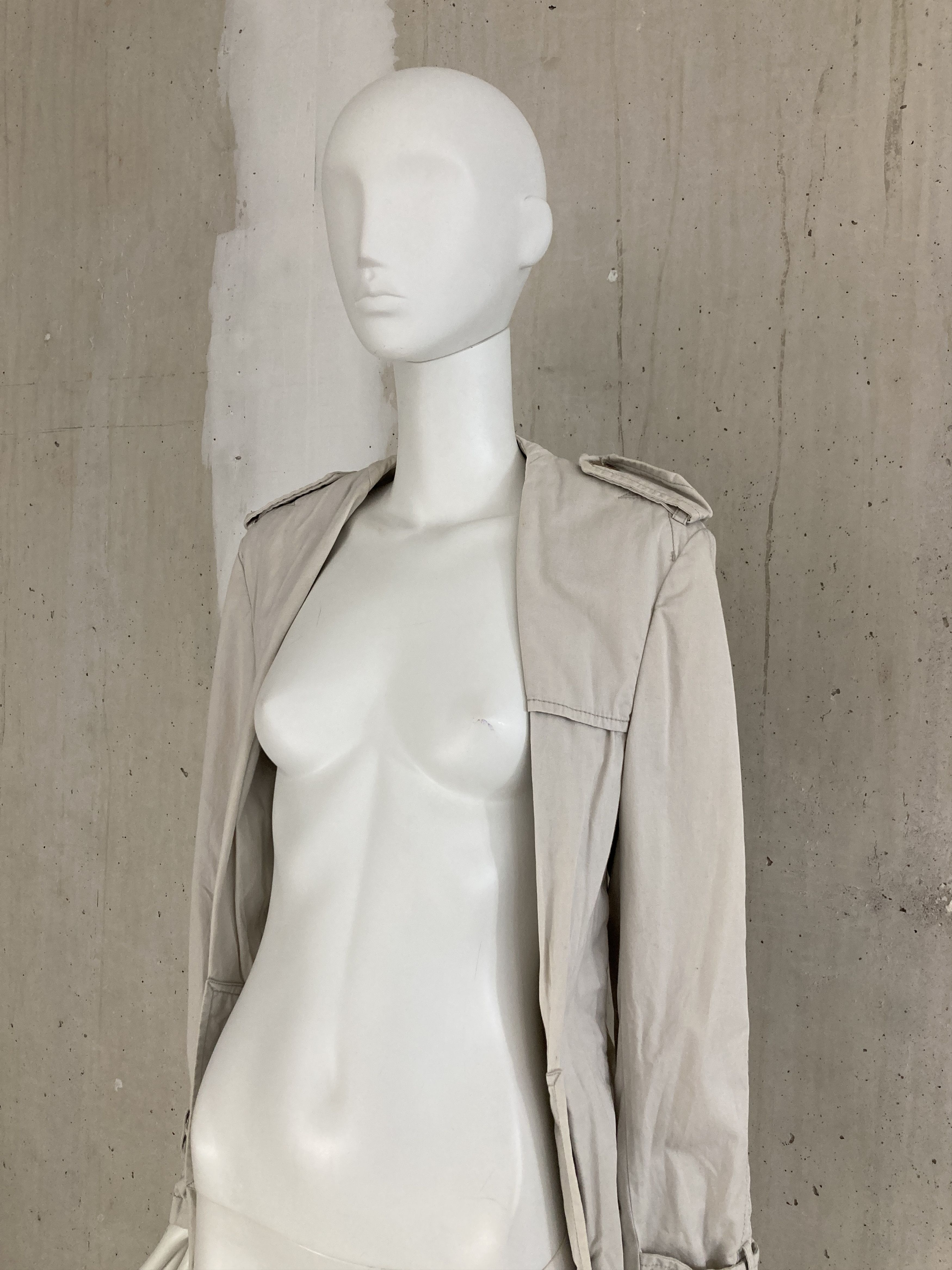 Maison Margiela SS2001 Archive Folded Trench Coat Size M / US 6-8 / IT 42-44 - 6 Thumbnail