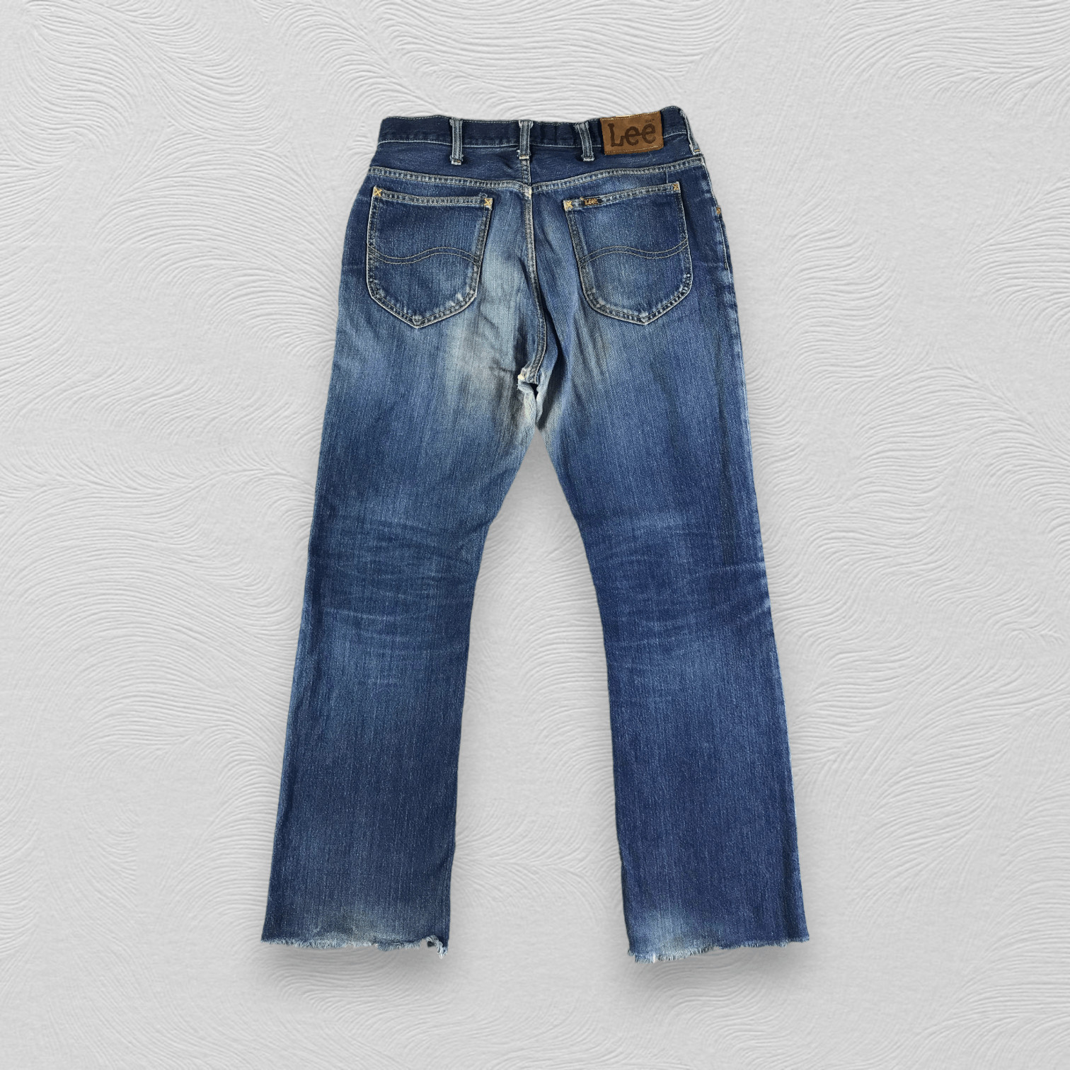 Lee Distress Vintage Lee Riders Jeans Flare Denim KJ2439 Size US 32 / EU 48 - 2 Thumbnail