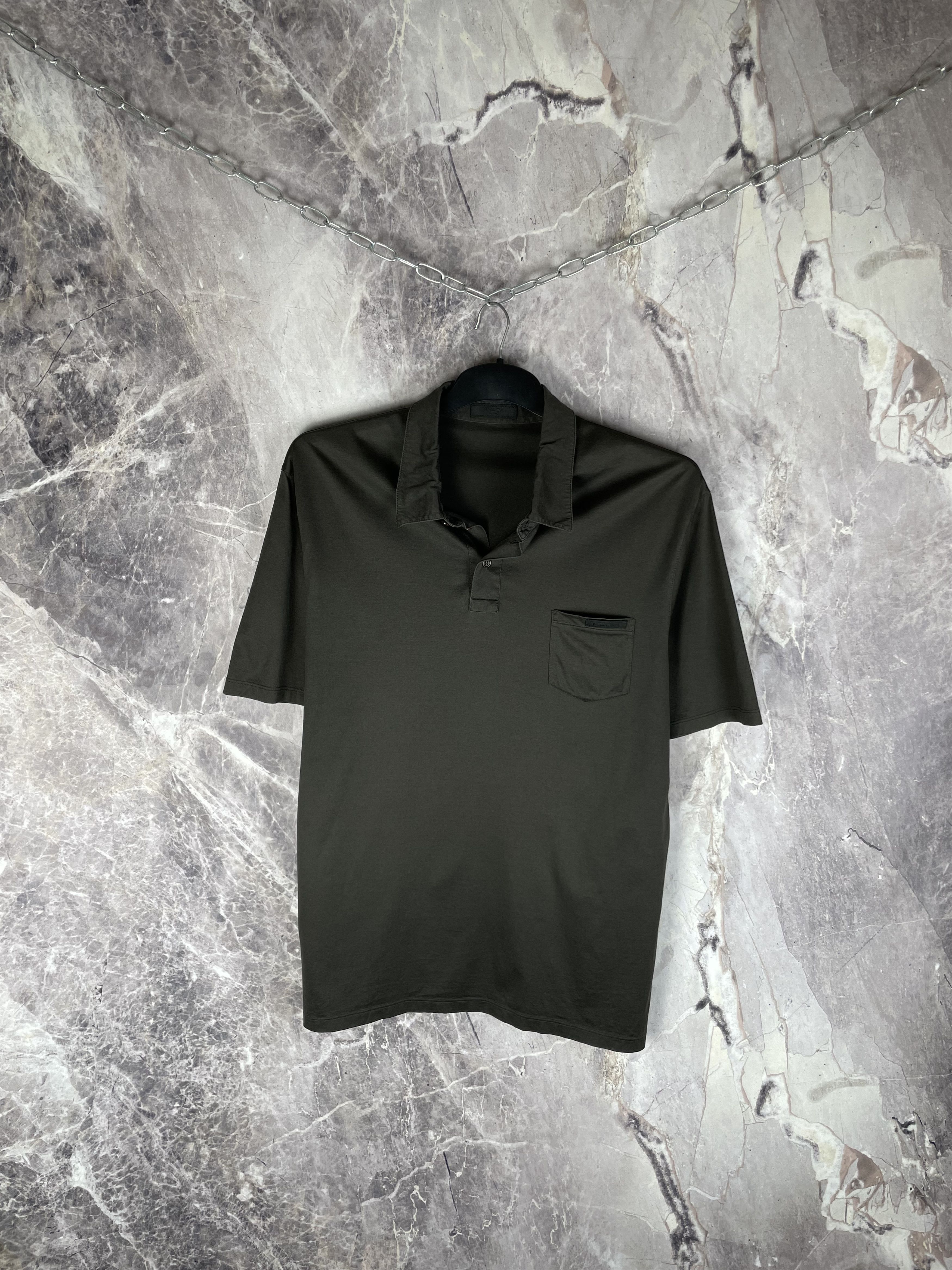 Prada Vintage Prada Polo Shirts Size US XXL / EU 58 / 5 - 1 Thumbnail