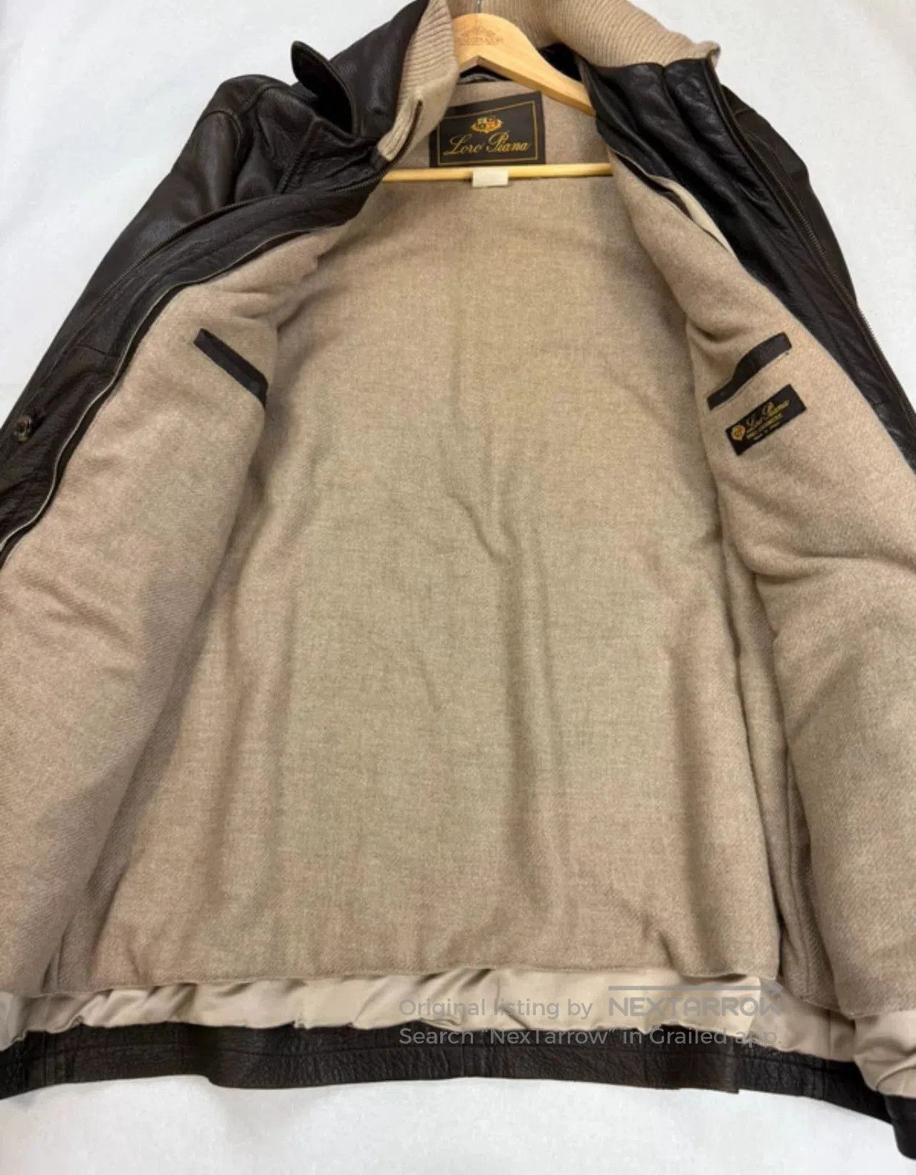 Loro Piana Loro Piana Leather Coat with Cashmere Lining. Size US L / EU 52-54 / 3 - 7 Thumbnail