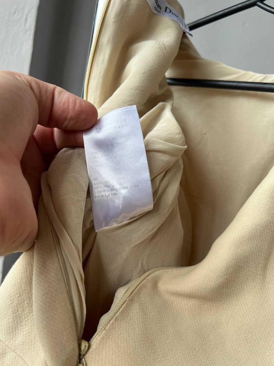 Grailed CHRISTIAN DIOR WOOL/SILK ASYMMETRICAL ARCHIVAL MID DRESS Us4 Size S / US 4 / IT 40 - 16 Thumbnail