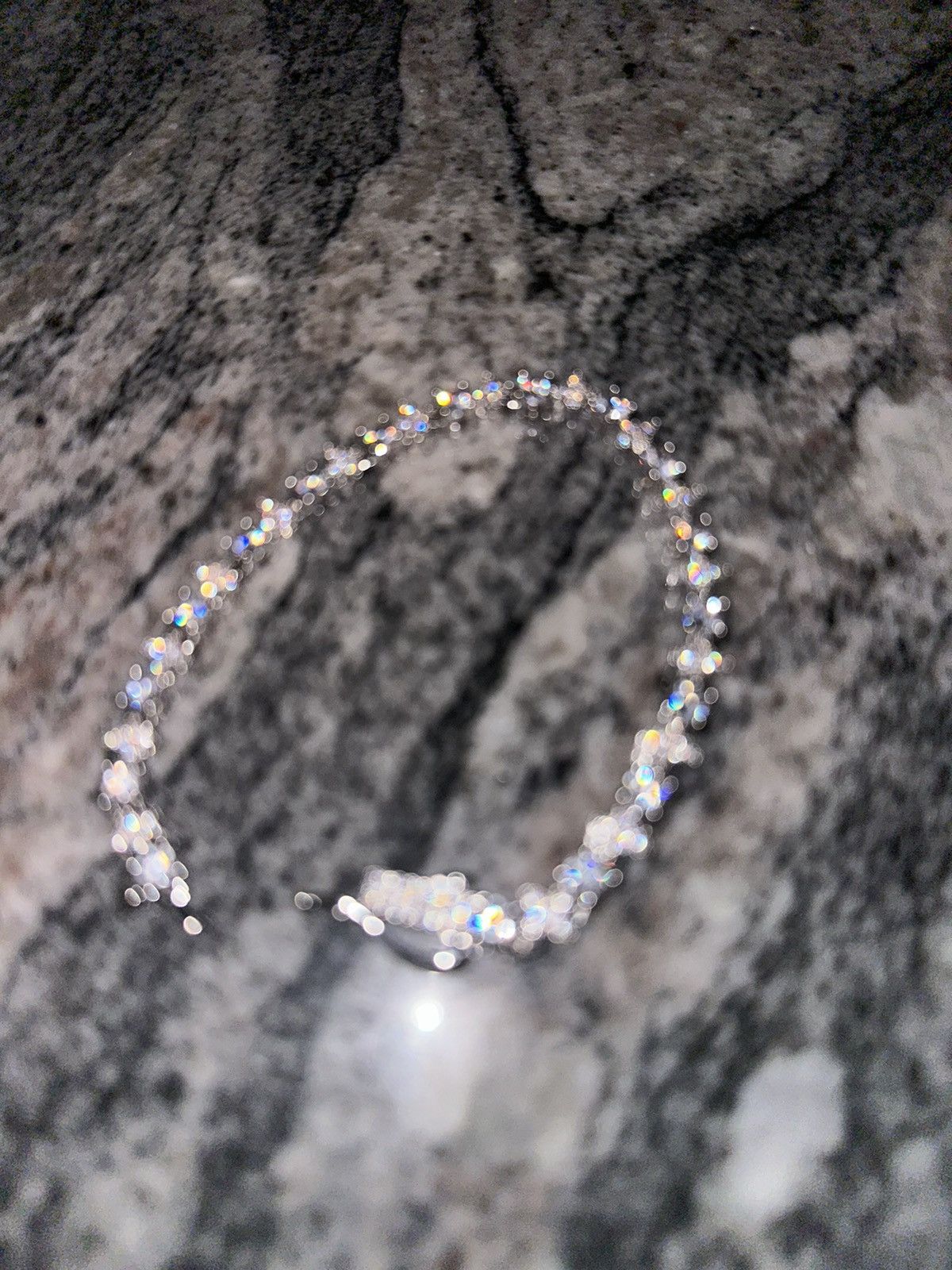 Jewelry SHOP GLD STAR BRACELET - 14K WHITE GOLD CZ Size ONE SIZE - 5 Thumbnail