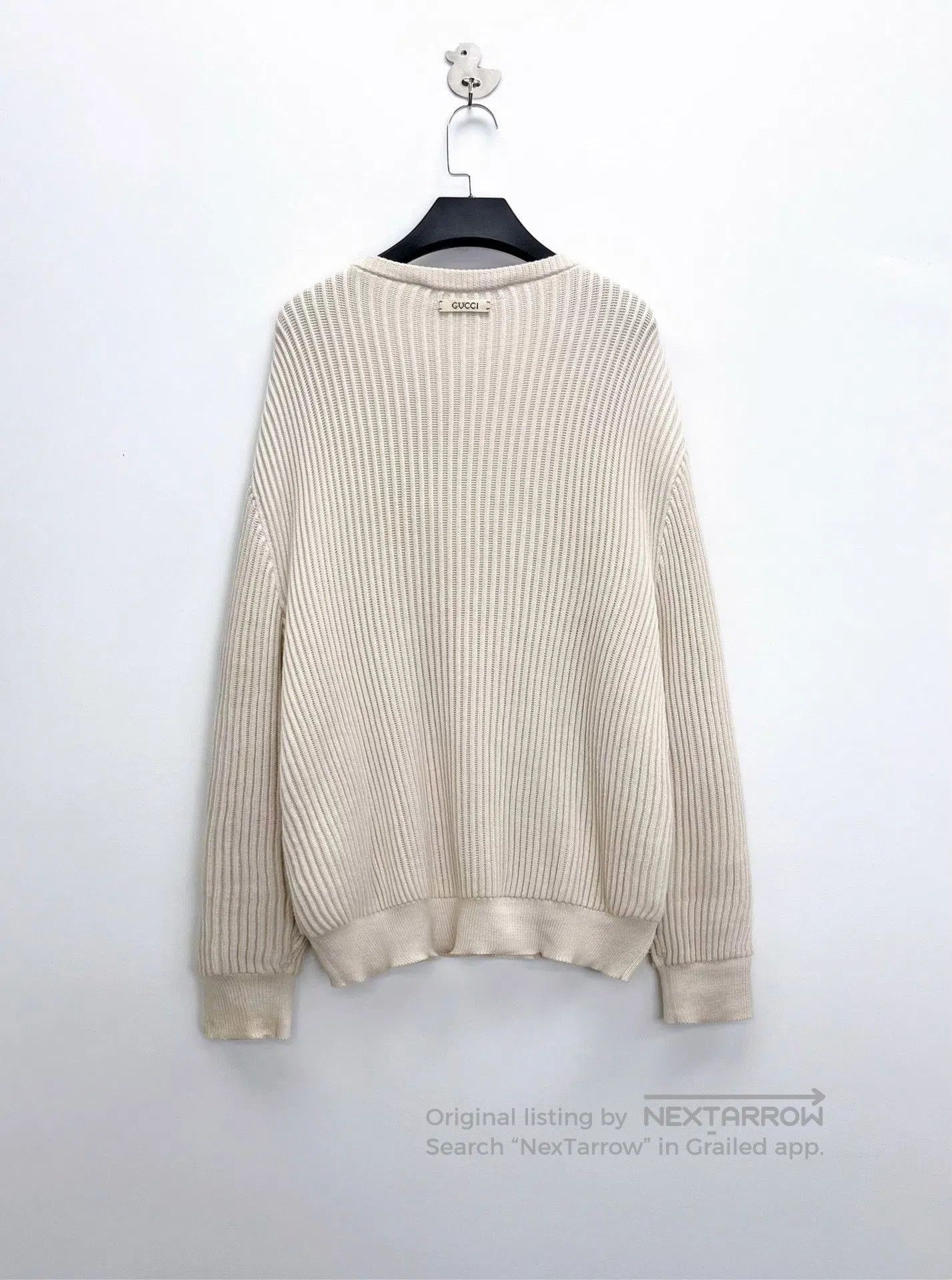 Gucci Gucci Ivory Donald Duck Knit Sweater. Size US XXL / EU 58 / 5 - 2 Thumbnail
