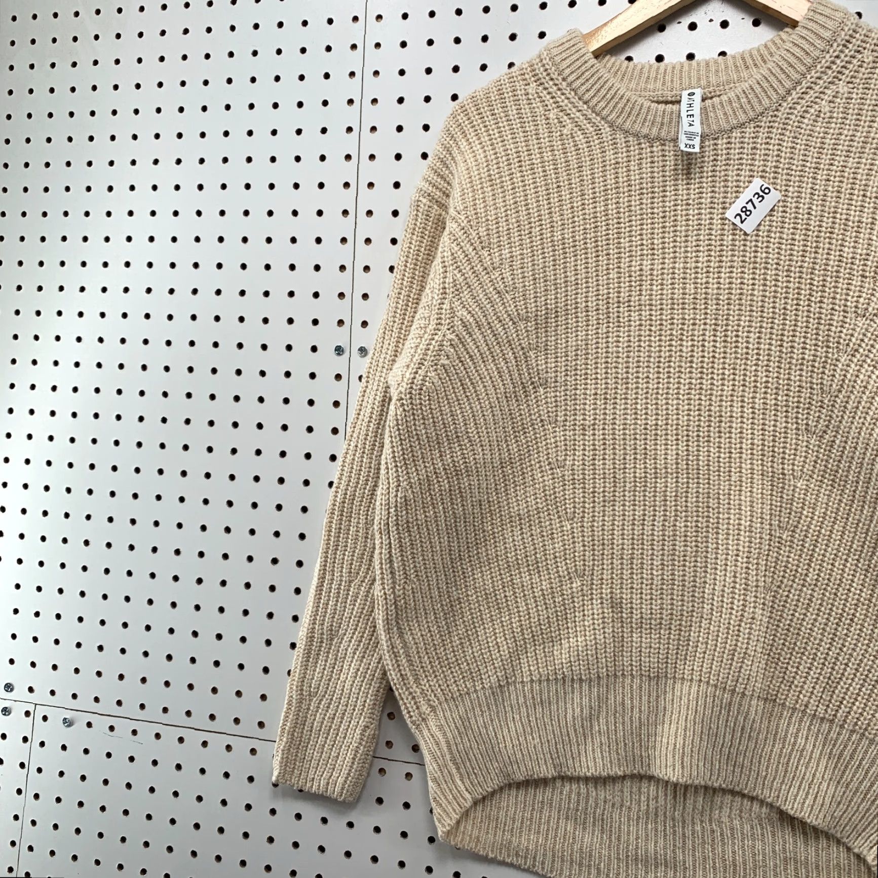 Athleta Athleta Knit Sweater Womens 2XS Cream Wool Blend Long Sleeve Pullover 21.5x24 Ivory Solid Wool Blend Knit Pullover Womens XS? Size XXS / US 00 / IT 34 - 3 Thumbnail