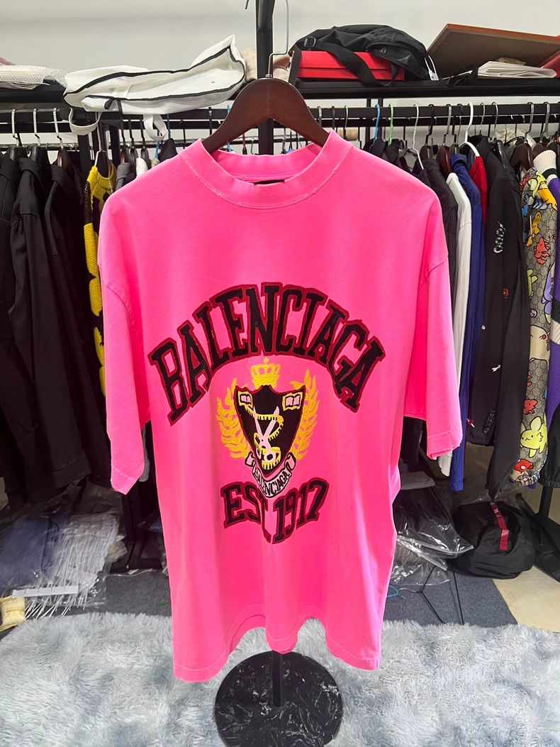 Balenciaga Balenciaga Short Sleeve T-shirt - dmc Size US S / EU 44-46 / 1 - 1 Thumbnail