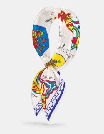 Dior o1w1db11024 Size: OS / Dragon Zodiac Square Scarf Size ONE SIZE - 1 Thumbnail