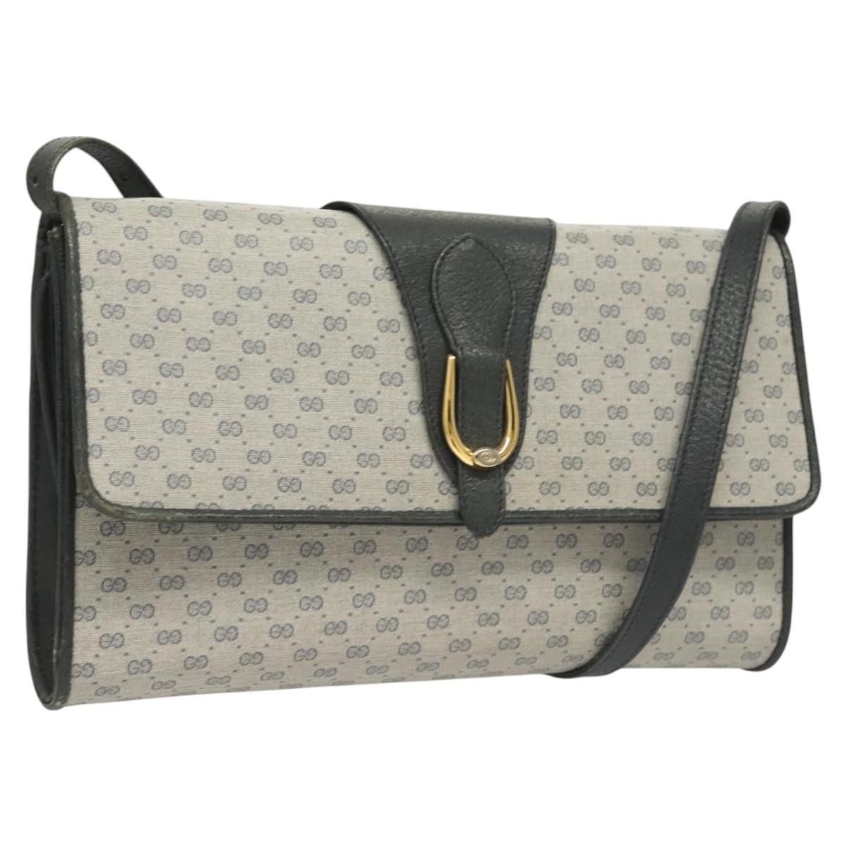 Gucci GUCCI Micro GG Supreme Shoulder Bag Pvc Navy Gold 89 02 050 Size ONE SIZE - 1 Thumbnail