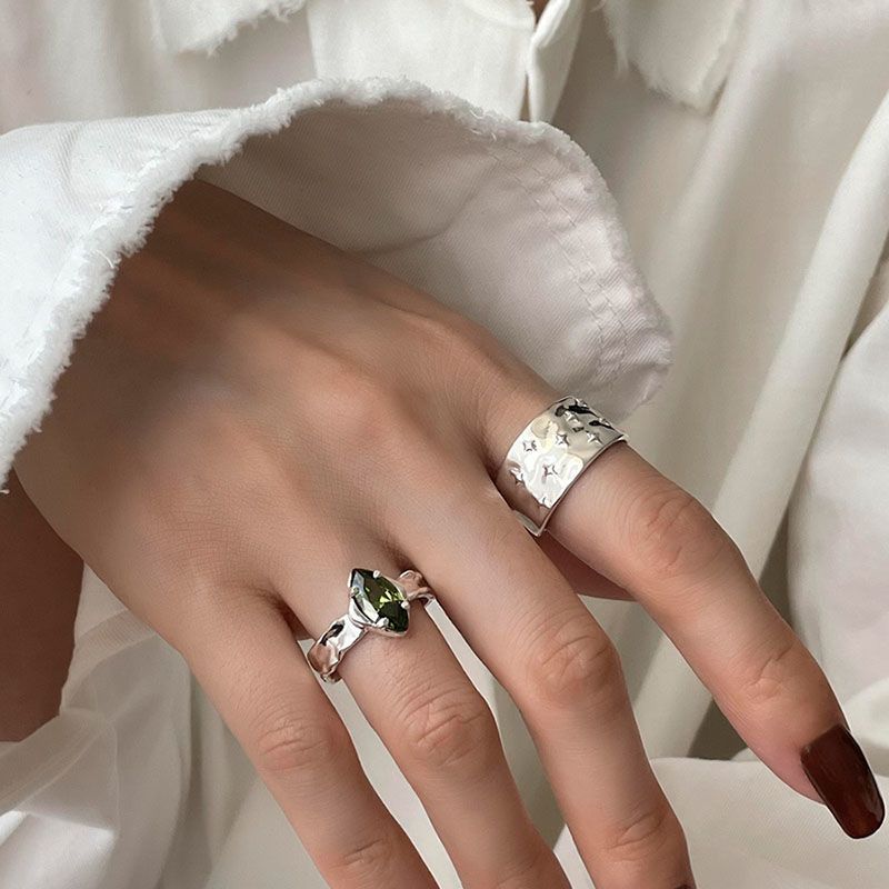 Jewelry New Design Jewelry Rings Open Size Chrome Ring (Size 7-13) Size ONE SIZE - 1 Thumbnail