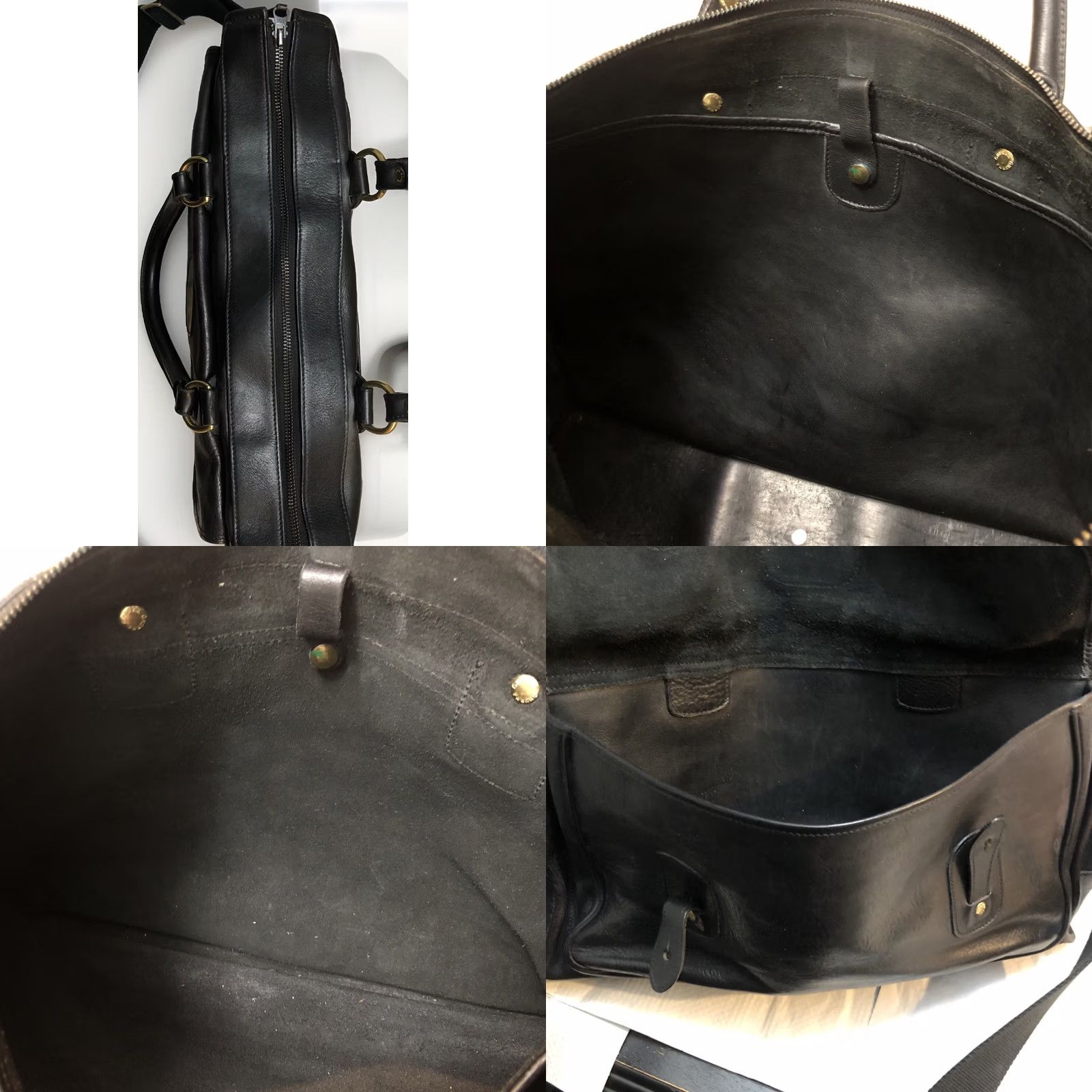 Vintage Rare 1995 Ghurka Marley Hodgson Messenger Briefcase - Black Leather Size ONE SIZE - 10 Thumbnail