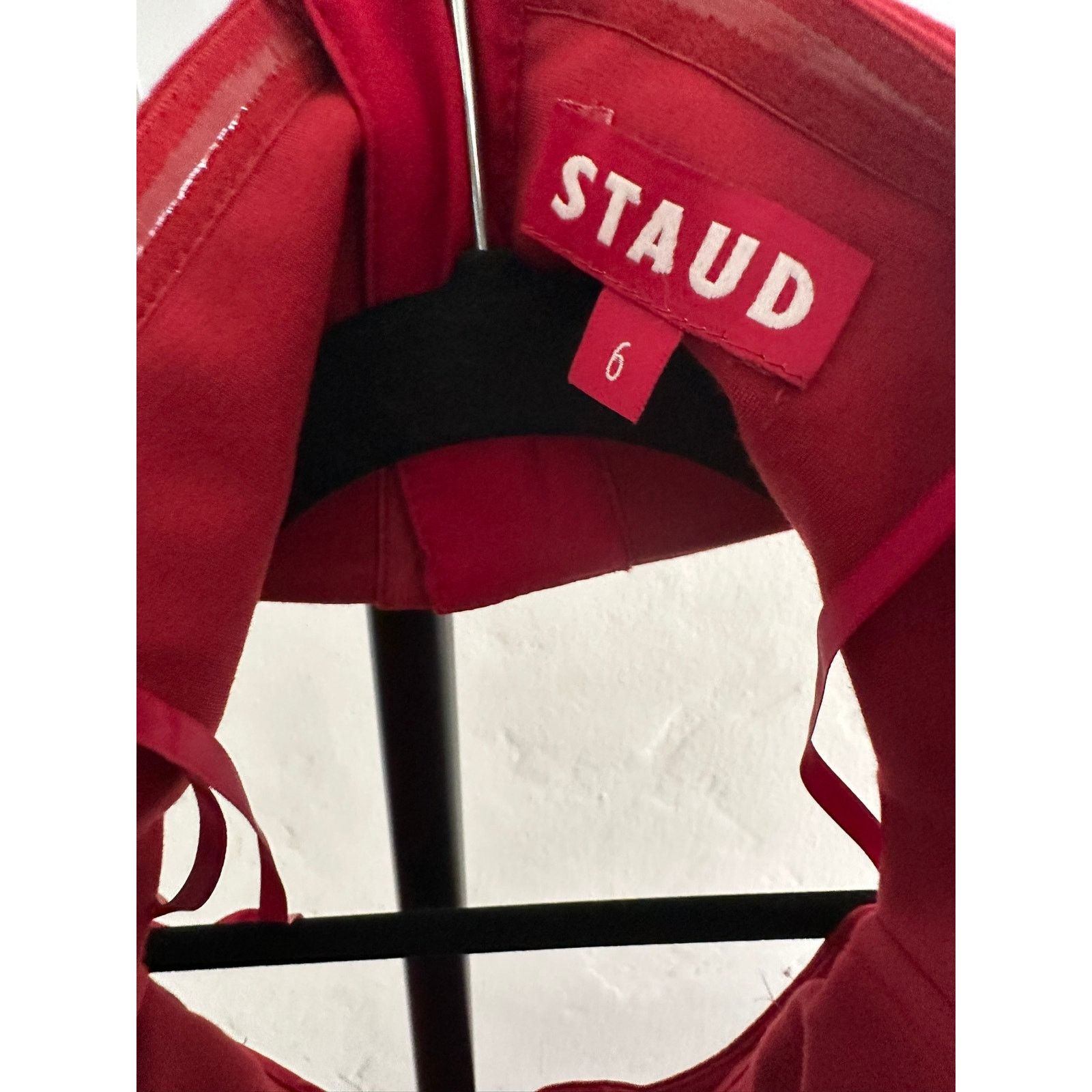 Staud STAUD Midi Wayfaring Dress Rouge 6 Size M / US 6-8 / IT 42-44 - 3 Thumbnail