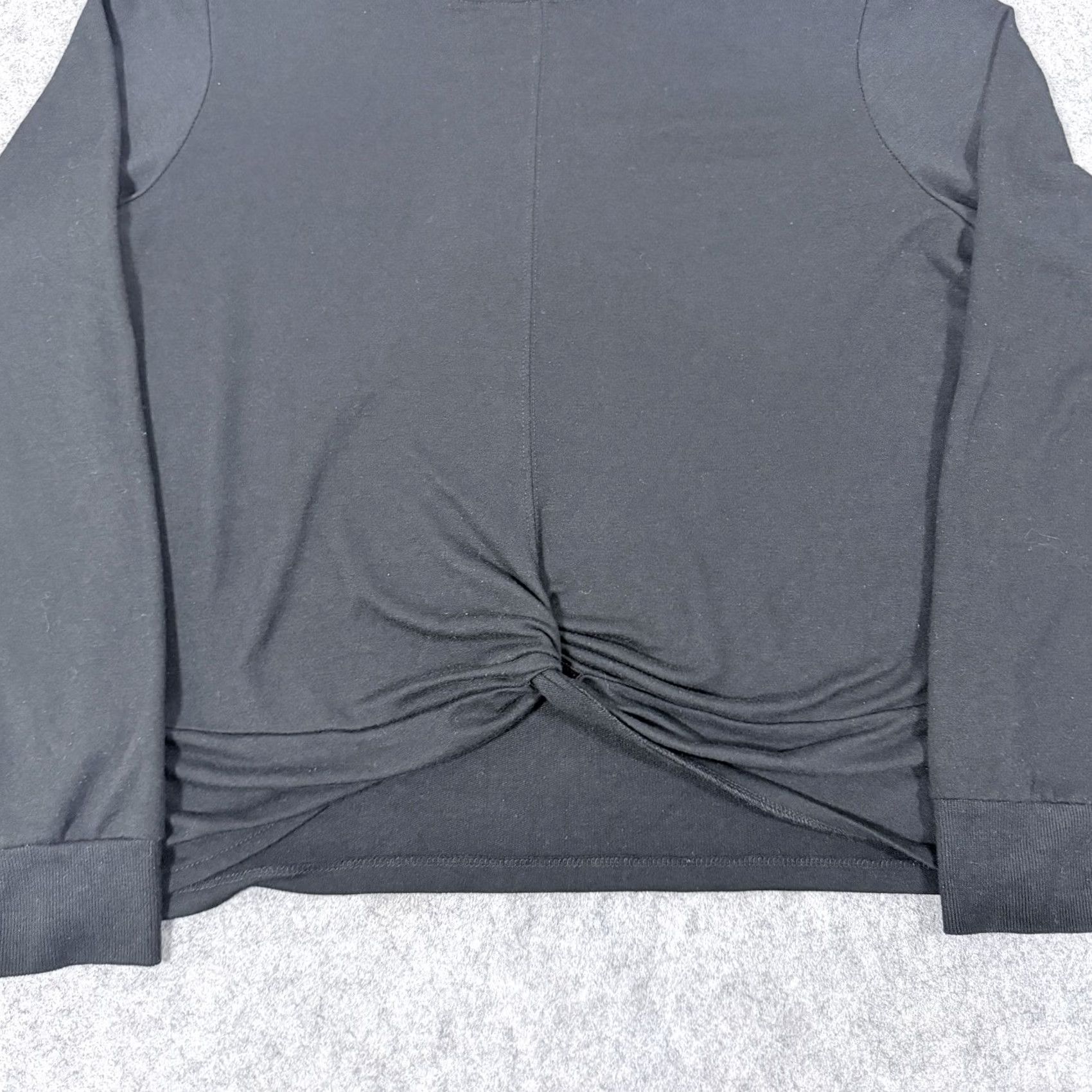 Vintage Adrienne Vittadini Sport Pullover Hoodie Women Large Black XS? Size L / US 10 / IT 46 - 6 Thumbnail
