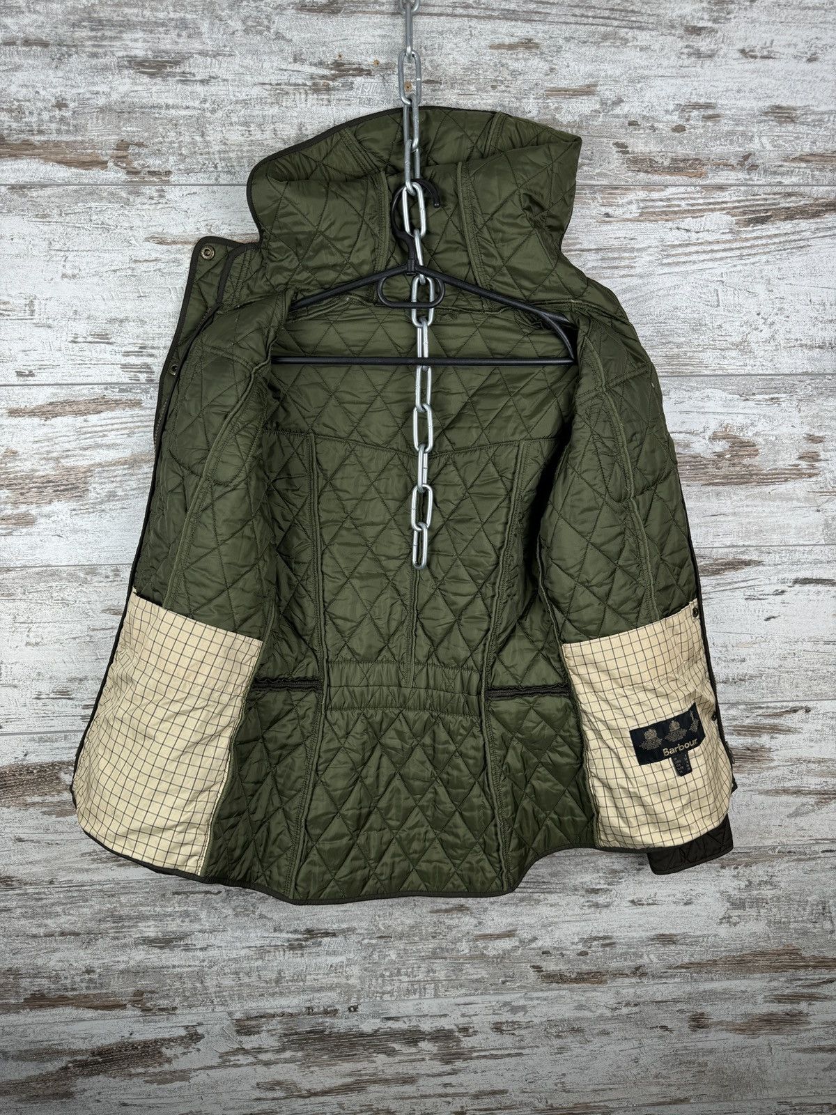 Barbour Women’s Barbour Draycott Jacket quilted brown size UK 8 Size S / US 4 / IT 40 - 16 Thumbnail