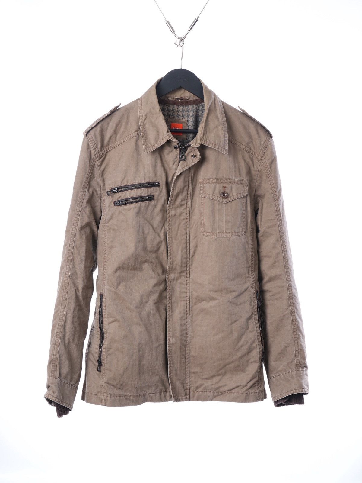 Hugo Boss Hugo Boss 90s Vintage Mens Bomber Jacket Lined L Size US L / EU 52-54 / 3 - 1 Thumbnail