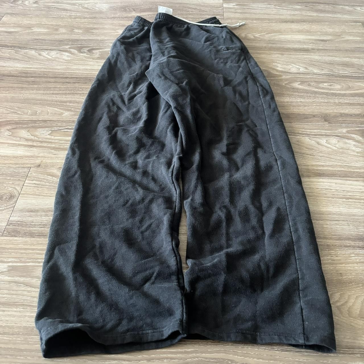 Vintage Crazy Vintage Y2K/2000s Baggy Black Streetwear Essential Sweatpants! Fits L Size US 36 / EU 52 - 3 Thumbnail