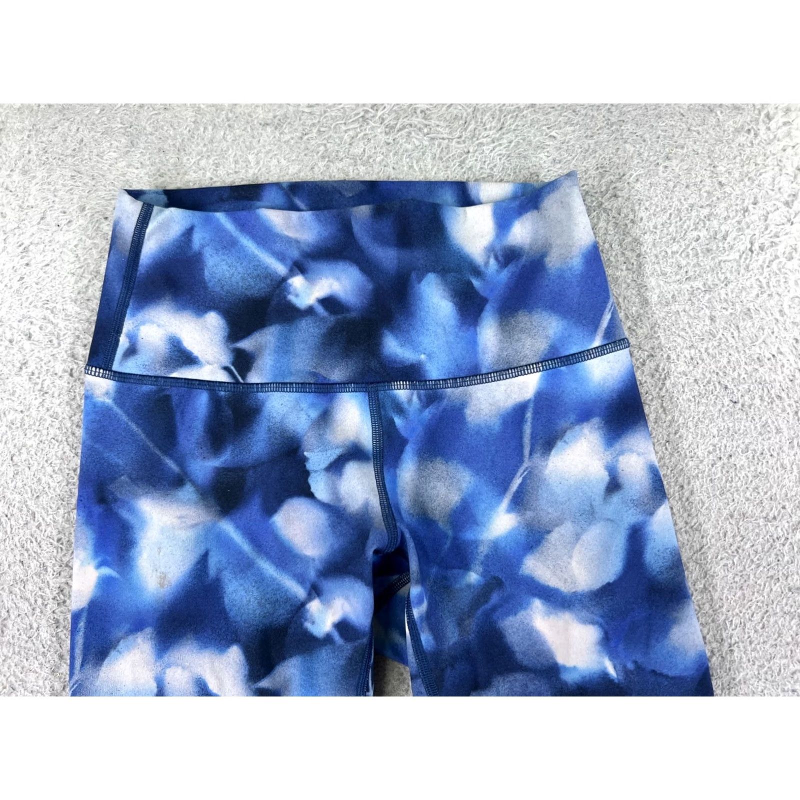 Lululemon Lululemon Wunder Under Pants Womens 4 Blue Hi-Rise 28" Luon W5AP7S Tight Stretch Athletic Yoga Size 27" / US 4 / IT 40 - 4 Thumbnail