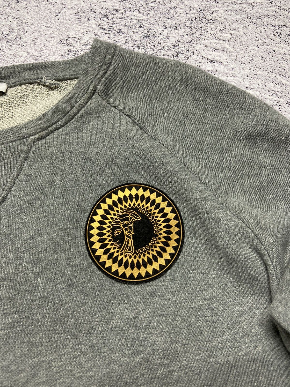Designer × Versace Gianni Versace Collection Sweatshirt Designed Logo Luxury Size US L / EU 52-54 / 3 - 3 Thumbnail