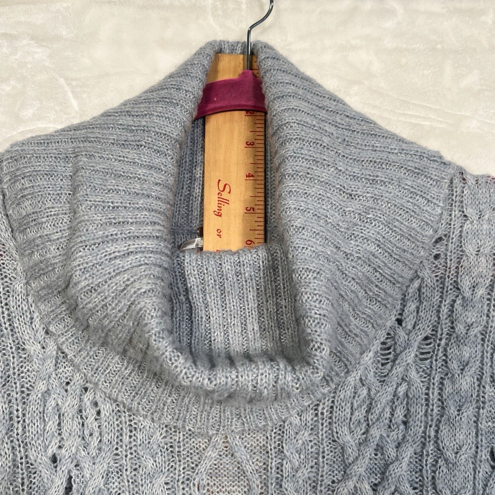 Free People Free People SHE'S ALL THAT Alpaca Blend Turtleneck Size L / US 10 / IT 46 - 6 Thumbnail