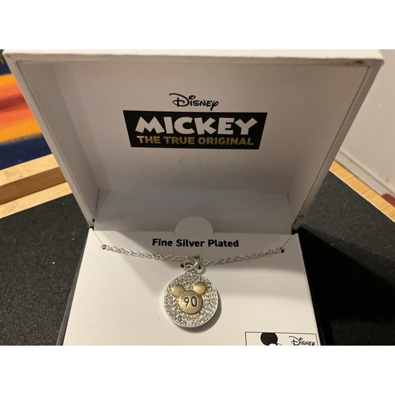 Disney Disney The True Original 90 Year Necklace Fine Silver Plated Size ONE SIZE - 3 Thumbnail