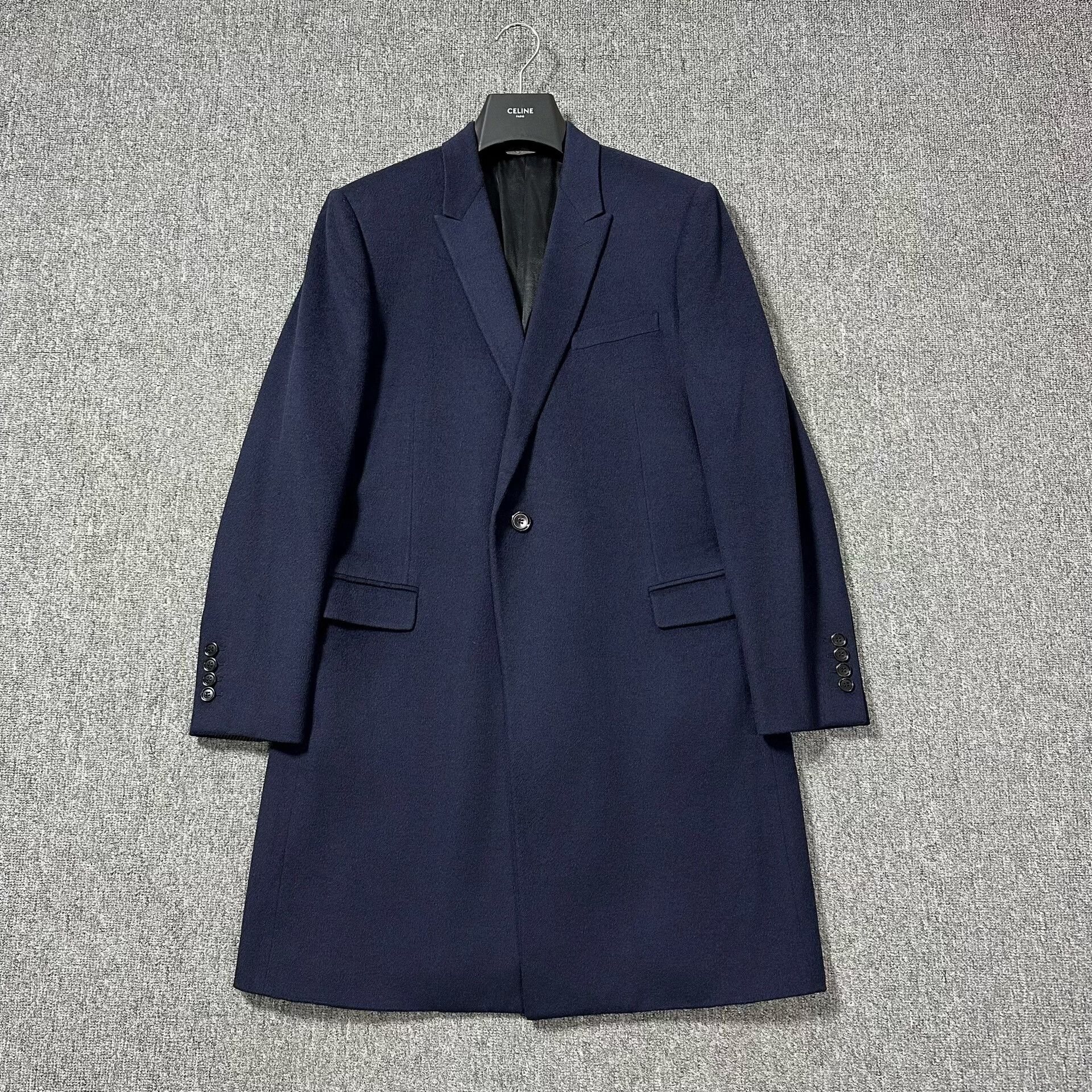 Dior Dior Camel Hair Evening Blue Coat Size US M / EU 48-50 / 2 - 1 Thumbnail