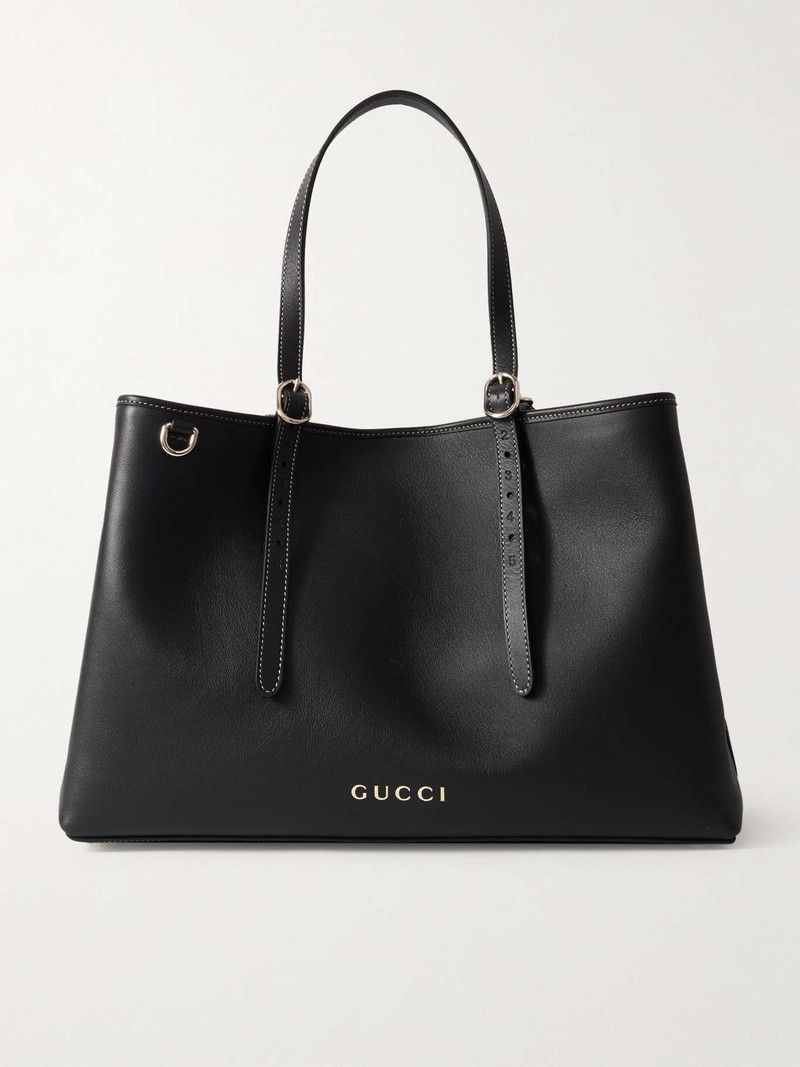 Gucci o1la5ras0526 Size: OS / GG Emblem Large Tote Bag in Black Size ONE SIZE - 1 Thumbnail