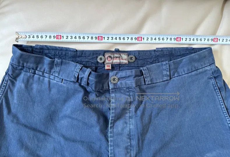 Nigel Cabourn Nigel Cabourn Blue water-washed old trousers Size US 36 / EU 52 - 5 Thumbnail