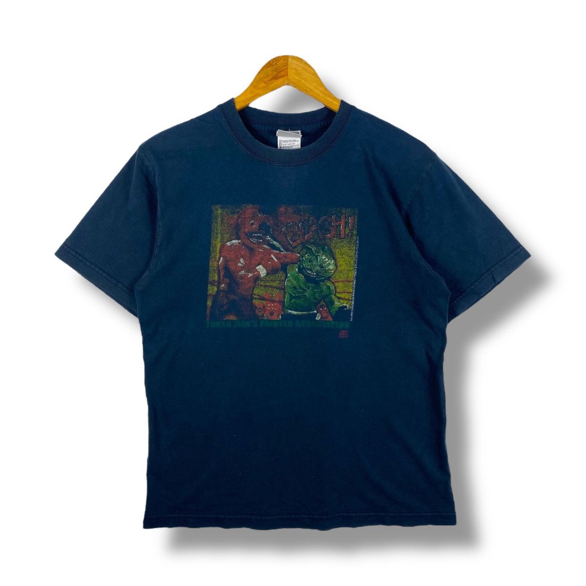 Japanese Brand Vintage Tokyo Men's Painter Association Graphic Faded Size US M / EU 48-50 / 2 - 1 Thumbnail