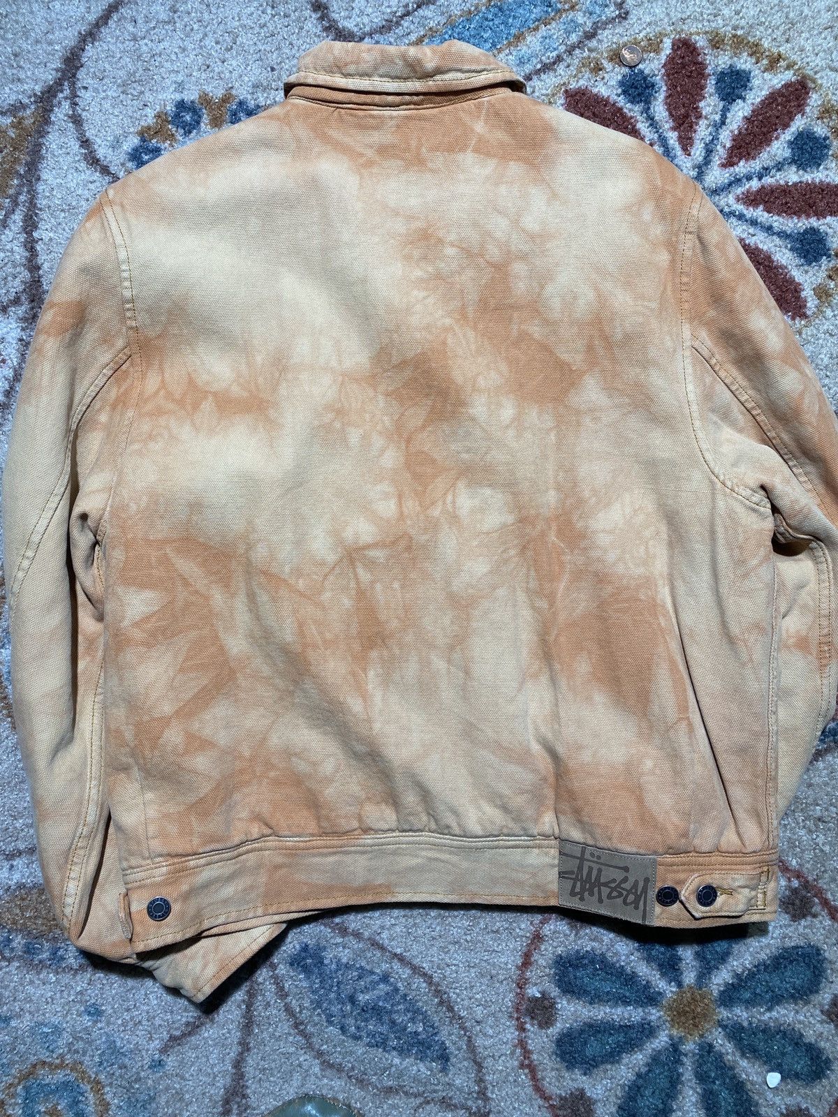 Stussy Stussy Shearling Dyed Trucker Jacket 'Brown' Size US M / EU 48-50 / 2 - 2 Thumbnail