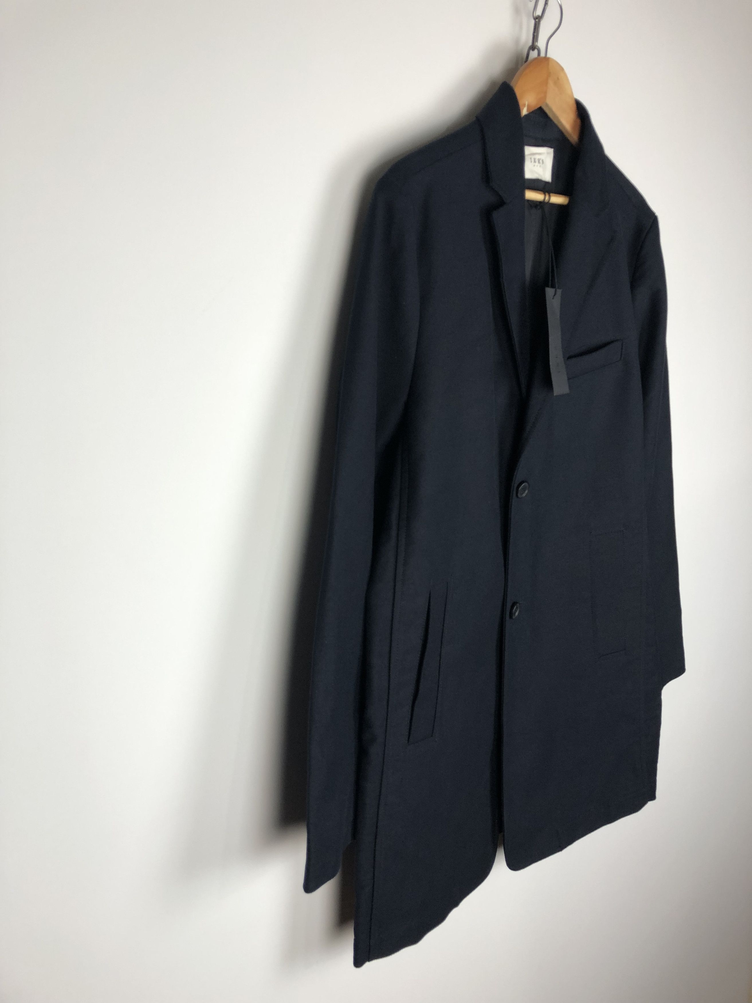 IKKS IKKS Trench Coat Jacket Navy siz 52 Size US L / EU 52-54 / 3 - 4 Thumbnail