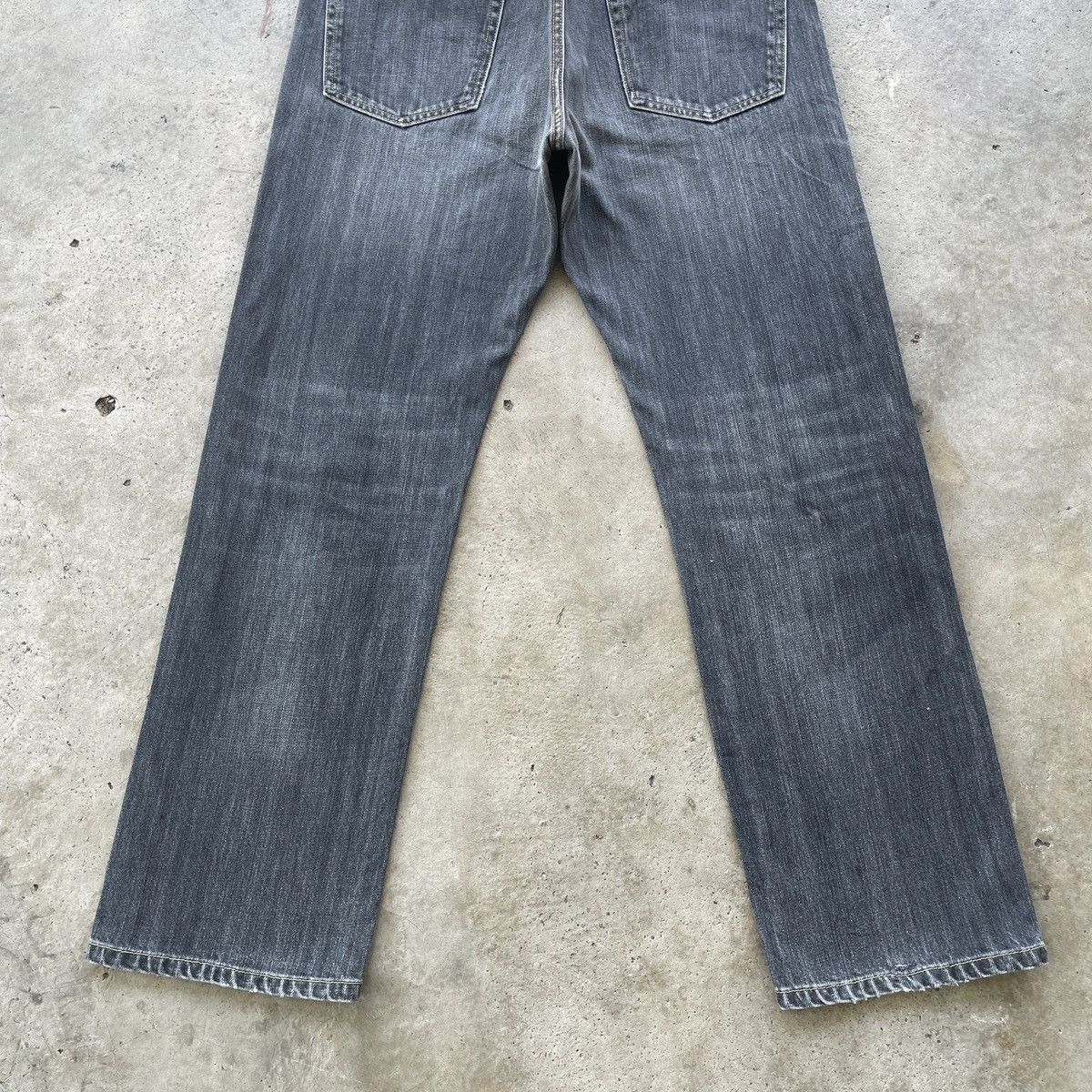 Japanese Brand W33x29 Vintage Japanese Black Faded Denim Jeans Pants Size US 33 - 9 Thumbnail