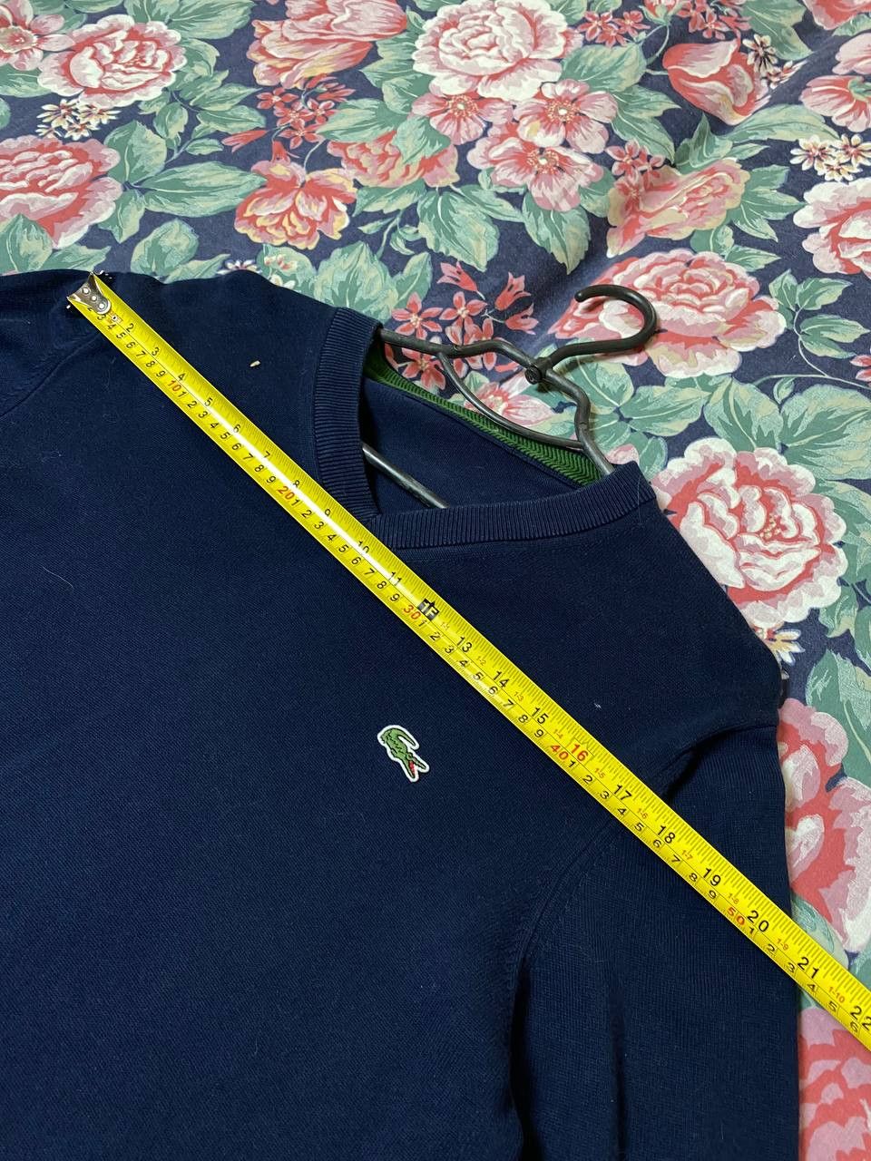 Lacoste × Vintage Vintage Lacoste Navy Knit Sweater Size US M / EU 48-50 / 2 - 11 Thumbnail