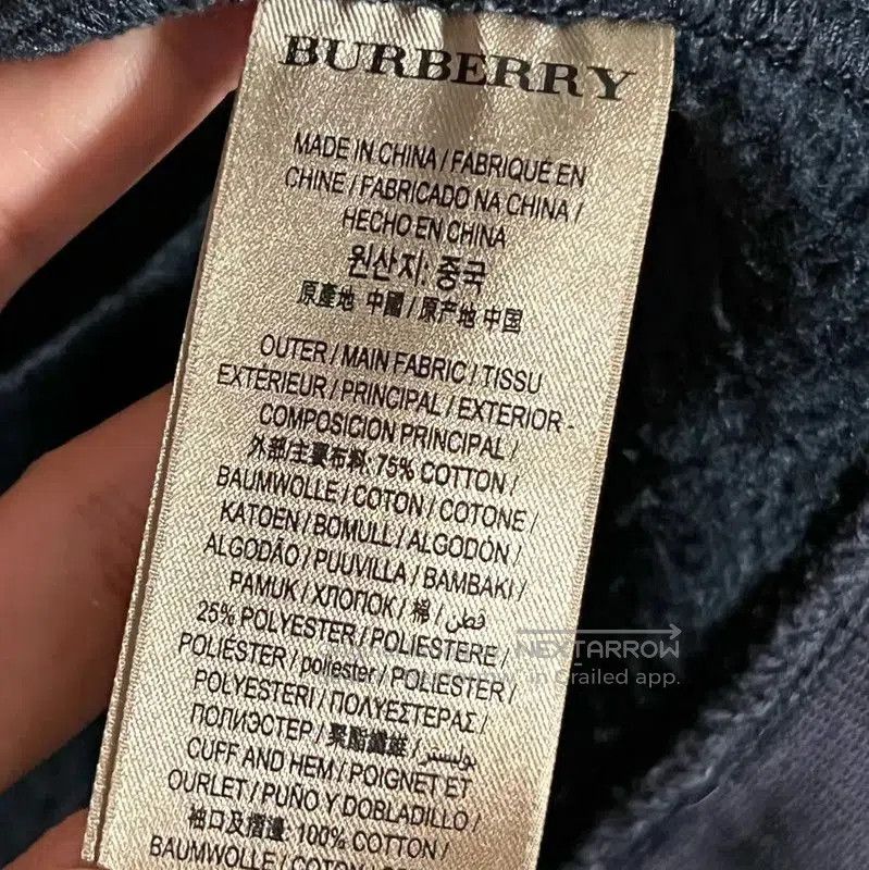 Burberry Burberry Navy Cotton Zip. Size US S / EU 44-46 / 1 - 4 Thumbnail