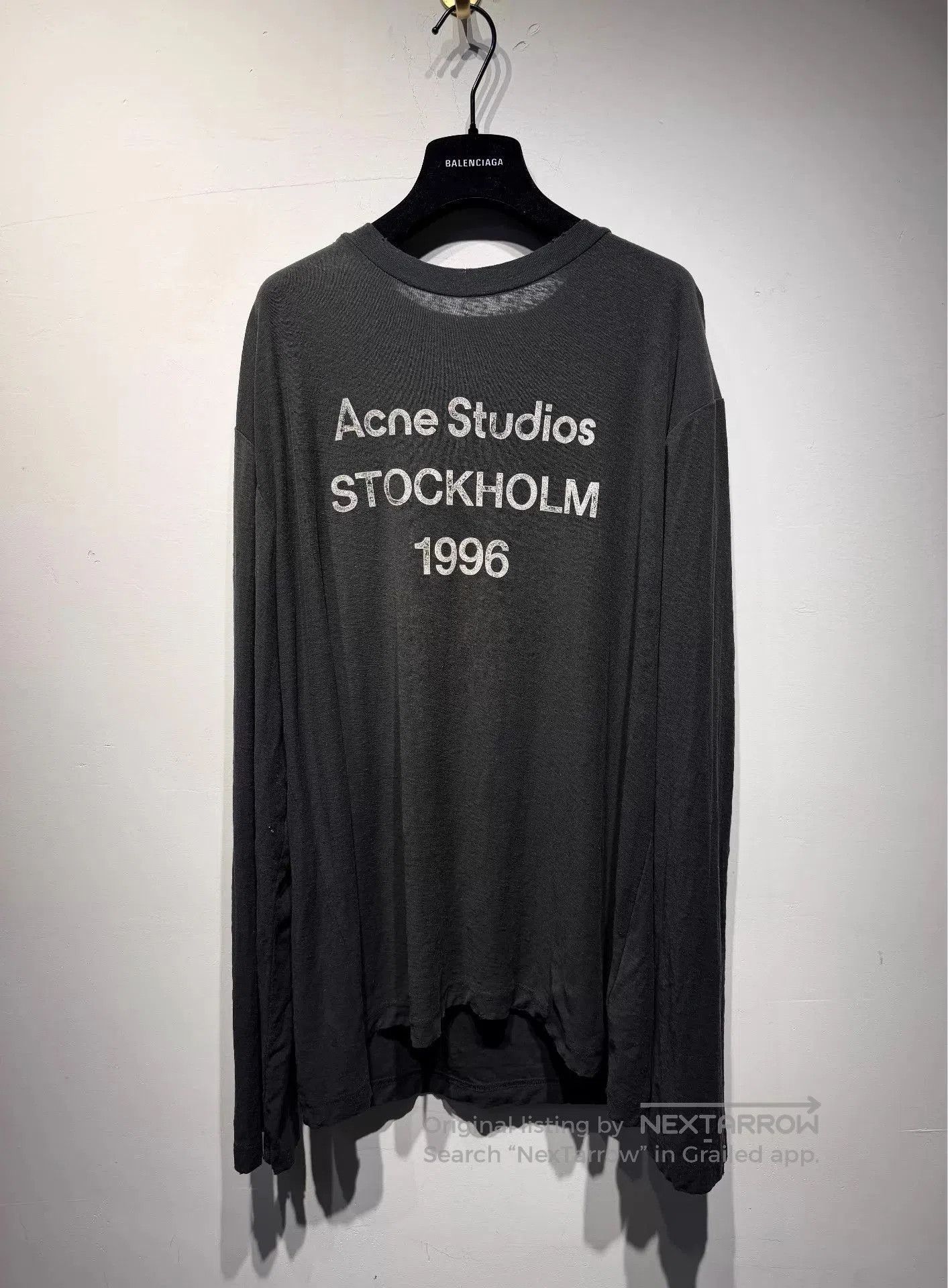 Acne Studios Acne Studios Stockholm 1996 Black Longsleeve | Grailed