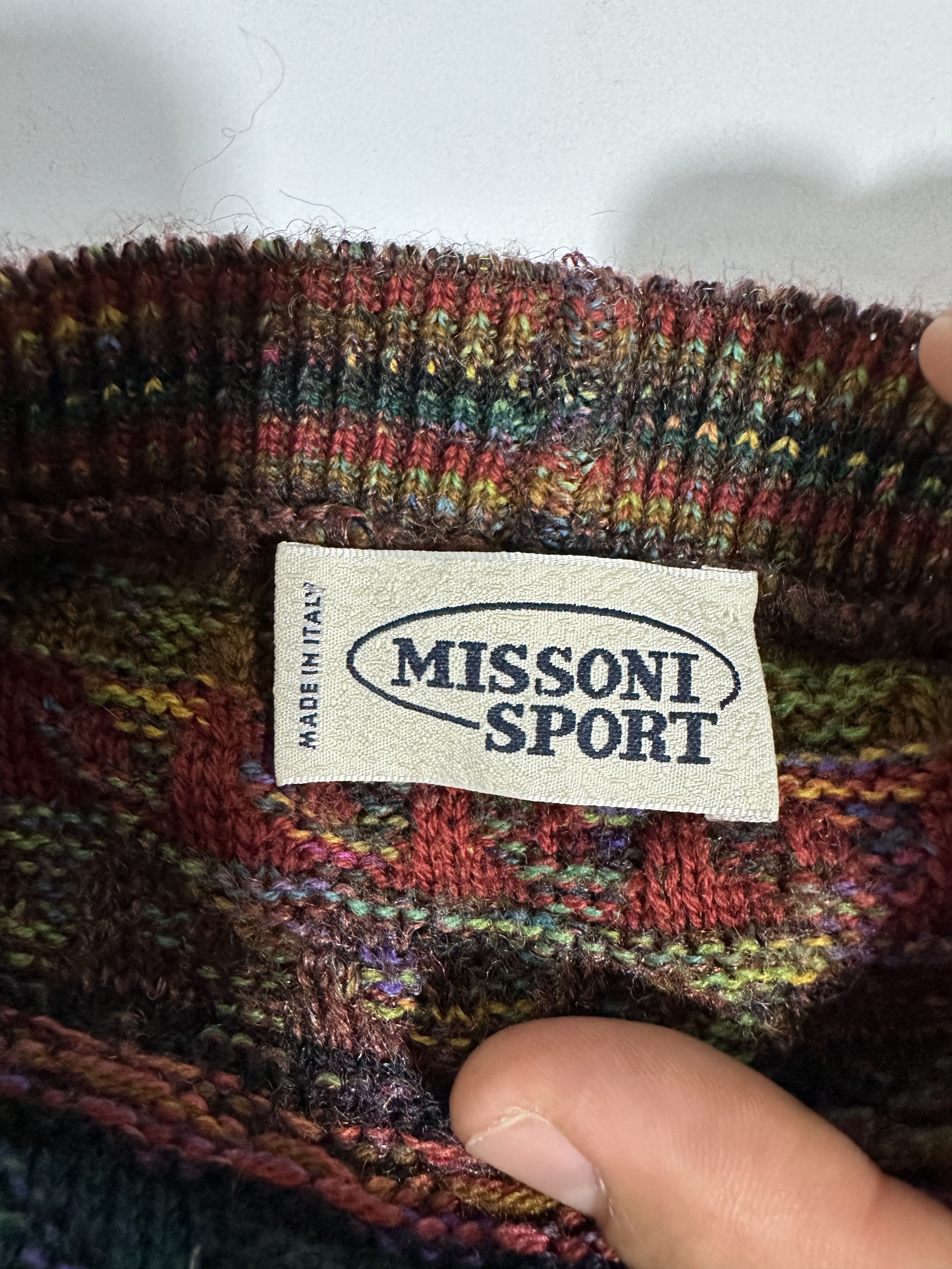 Missoni Rare Missoni Sport Striped Knit Wave Sweater Size M 48 Size US M / EU 48-50 / 2 - 4 Thumbnail