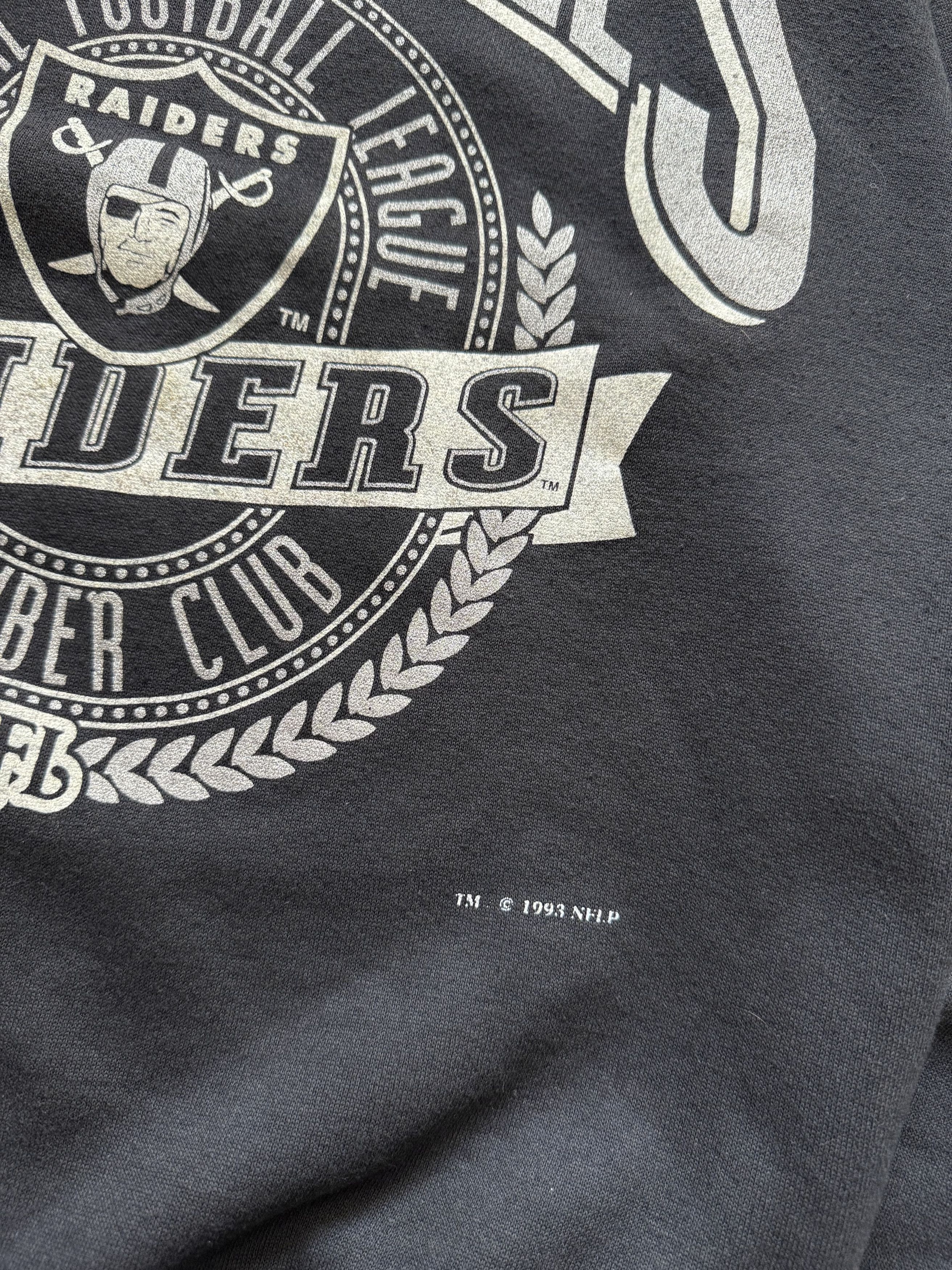 Vintage 90s Los Angeles Raiders NFL Crewneck Sweatshirt