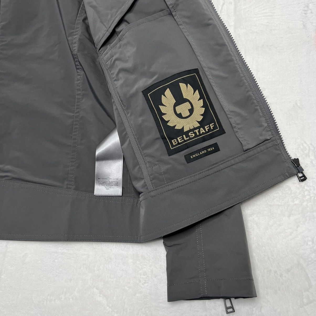 Belstaff BELSTAFF V Racer Men's Bikers Jacket Gray US UK 38 IT 48 M Size US M / EU 48-50 / 2 - 8 Thumbnail