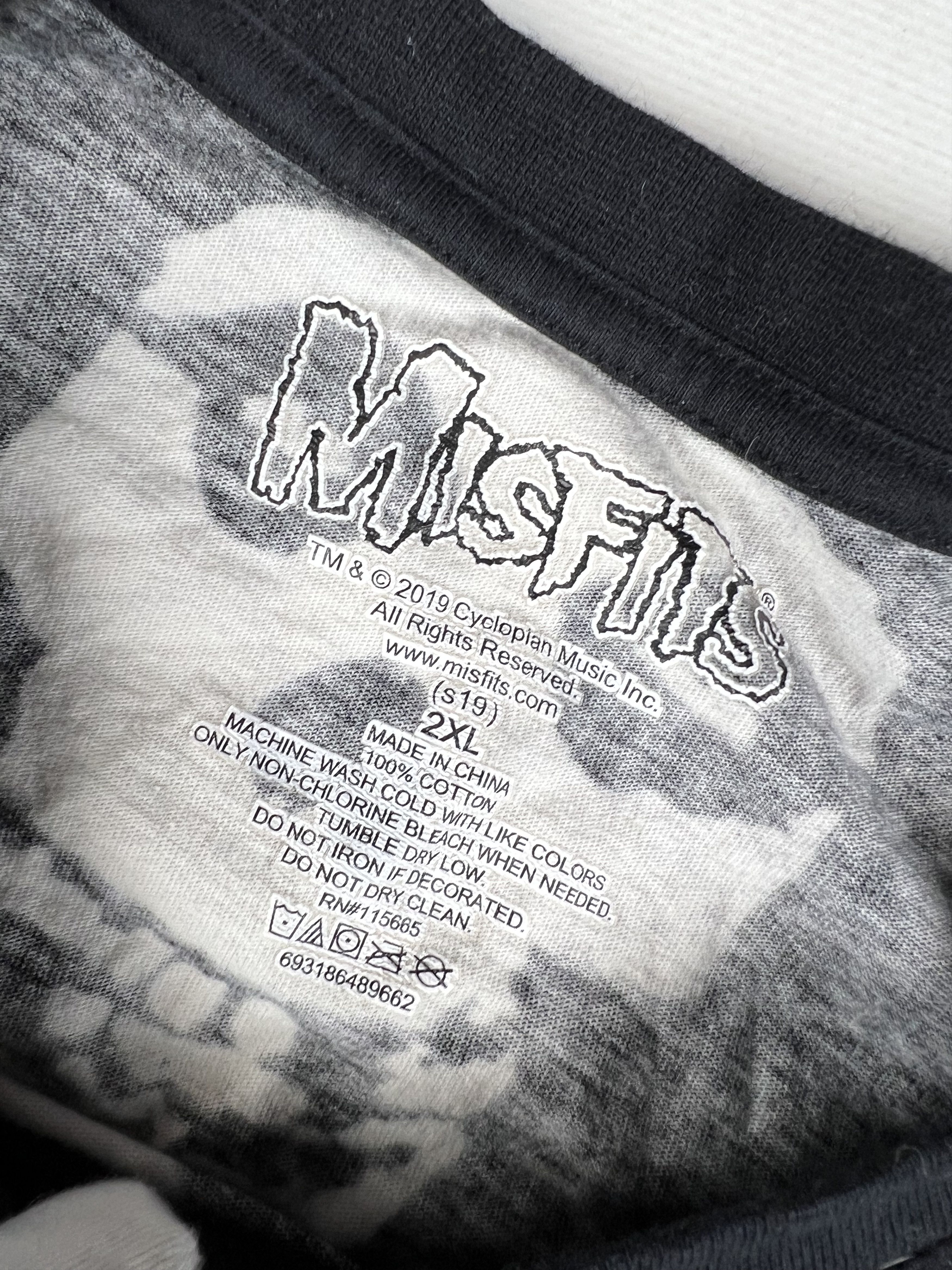 Band Tees × Misfits × Vintage Vintage Misfits T-shirt XXL Size US XXL / EU 58 / 5 - 3 Thumbnail