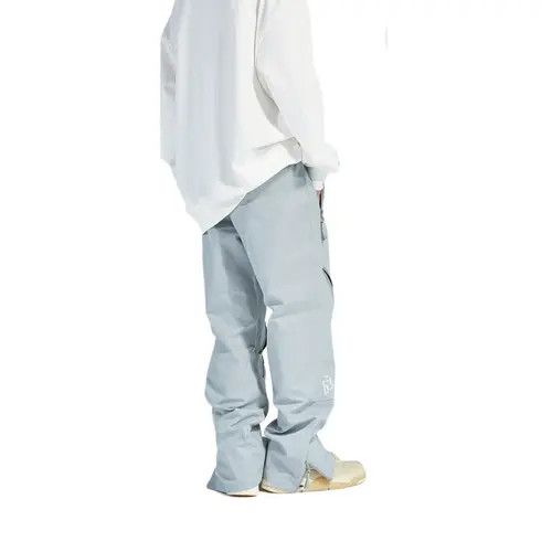 VIBE Nylon Knee Zip Up Stacked Sweatpants Size US 32 / EU 48 - 2 Thumbnail