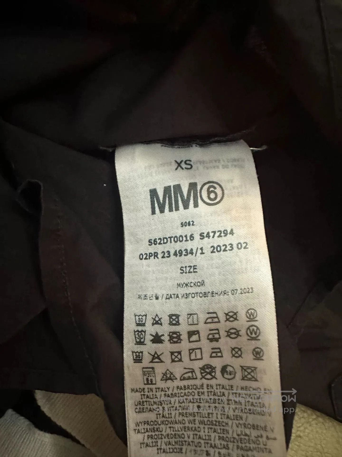 MM6 MM6 Maison Margiela Printed Button-Up Shirt. Size XS / US 0-2 / IT 36-38 - 4 Thumbnail